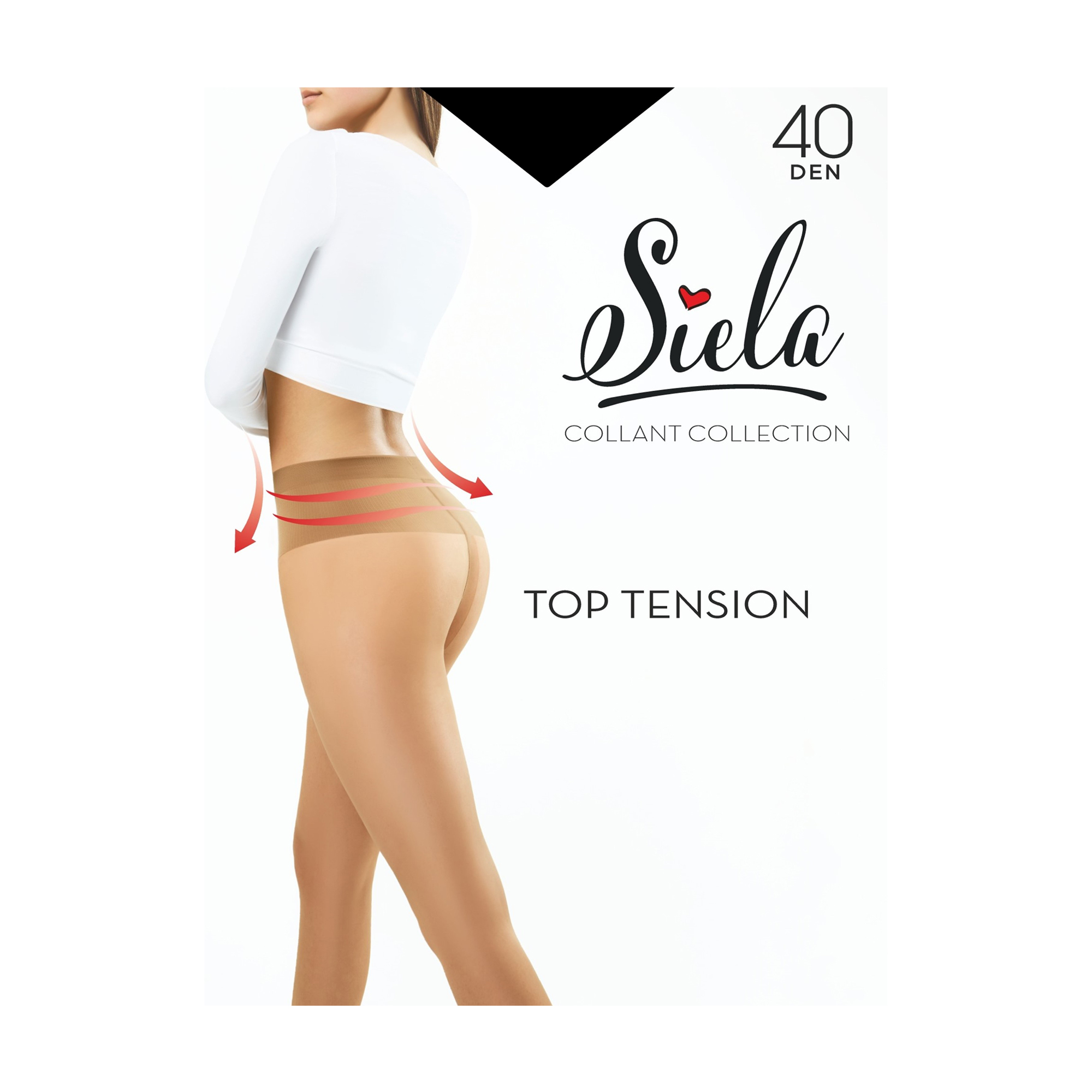 

Колготки жіночі Siela Collant Collection Top Tension 40 Den, Nero, розмір 2