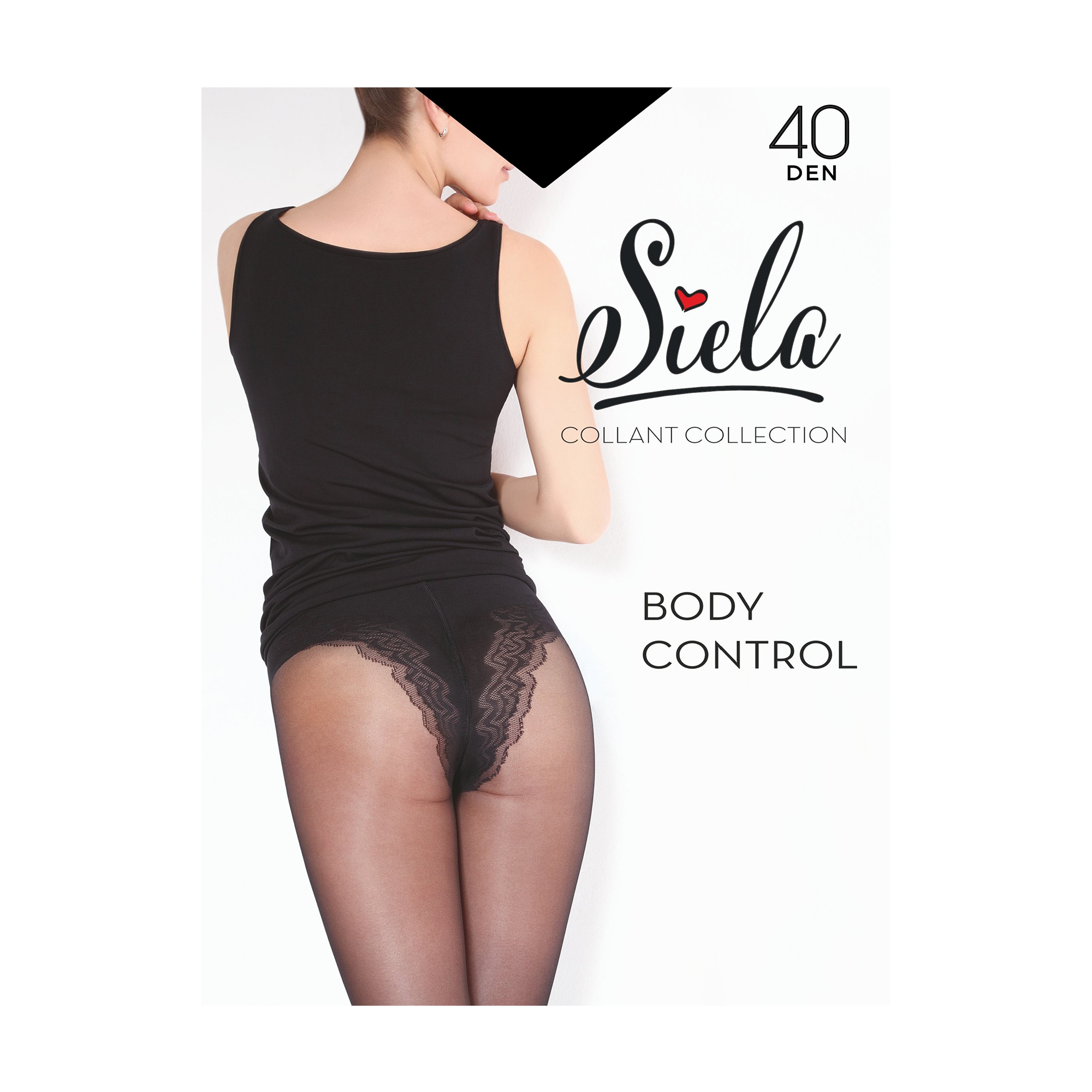 Колготки жіночі Siela Body Control 40 DEN, Nero, розмір 2