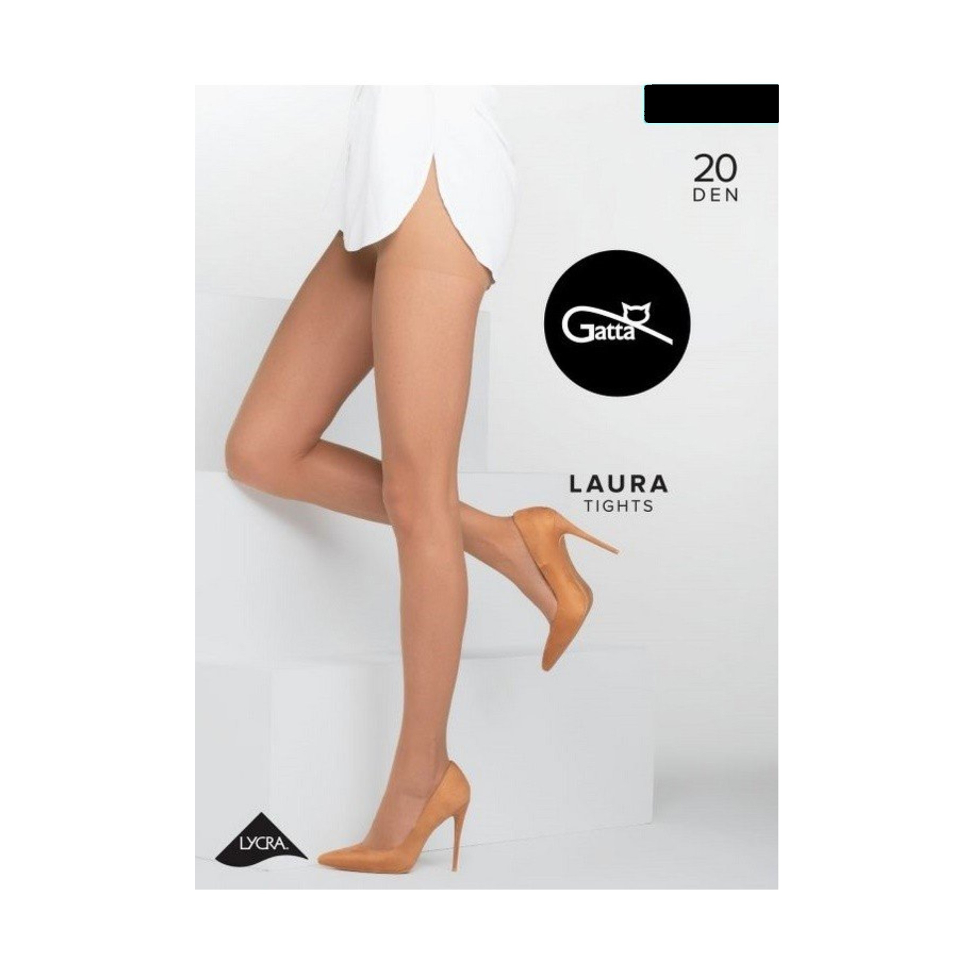 Колготки жіночі Gatta Laura, 20 DEN, Nero, розмір 3