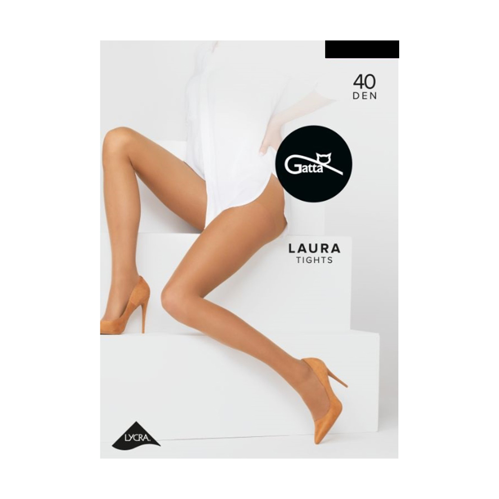 

Колготки жіночі Gatta Laura, 40 DEN, Nero, розмір 3