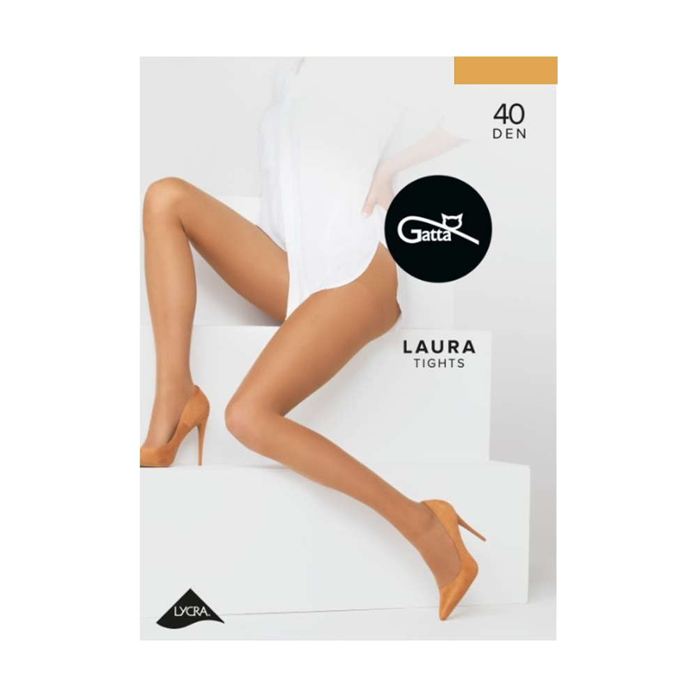 Колготки жіночі Gatta Laura, 40 DEN, Golden, розмір 4