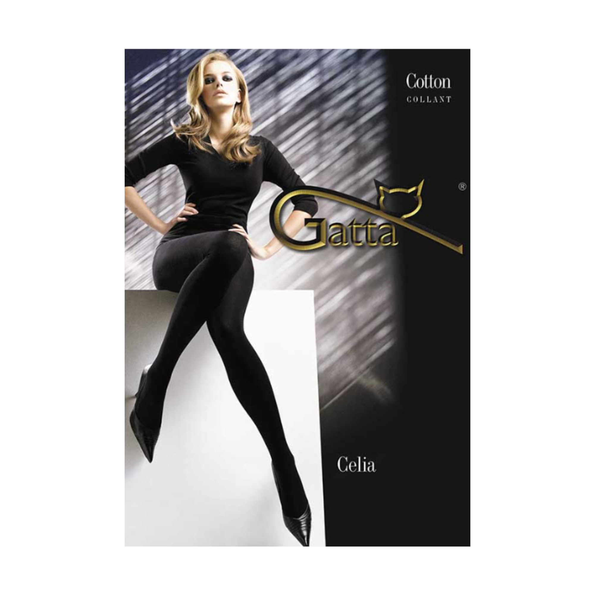 Колготки жіночі Gatta Celia, 120 DEN, Nero, розмір 2