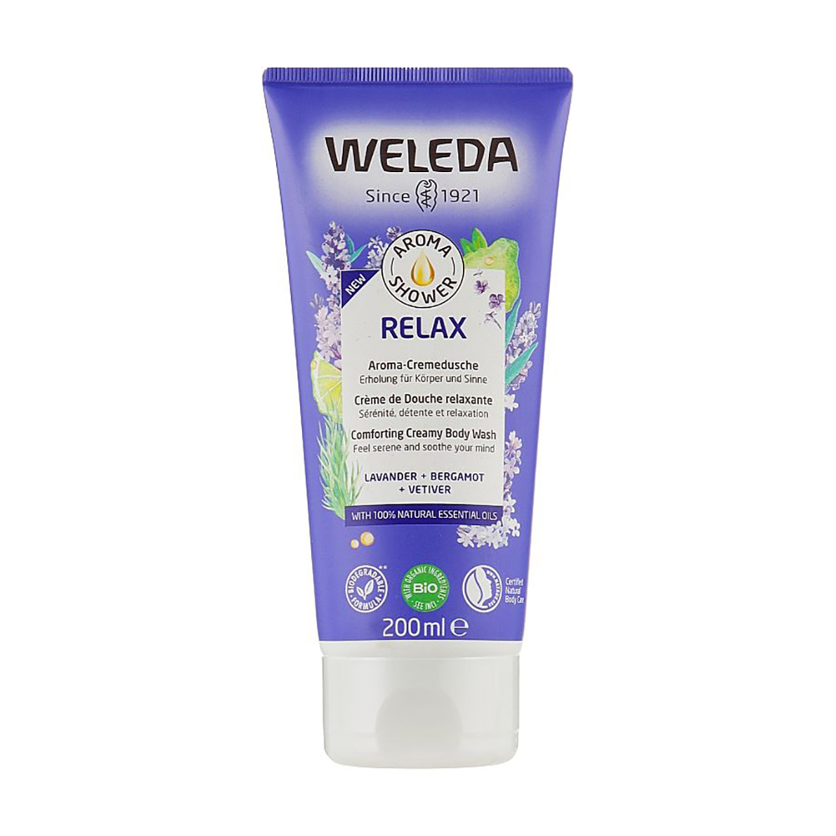 

Подарунок! Крем-гель для душу Weleda Aroma Relax Comforting Creamy Body Wash, 200 мл