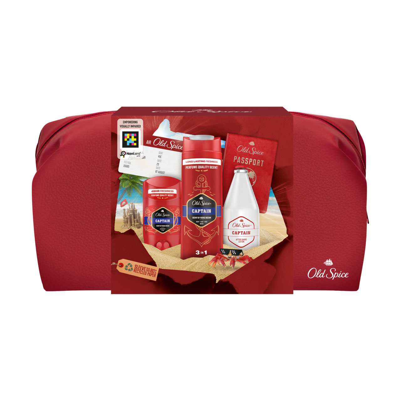 

Подарунковий набір OLD SPICE Traveller Captain (гель для душу 3-в-1 250 мл + твердий дезодорант 50 мл + лосьйон після гоління 100 мл + косметичка)