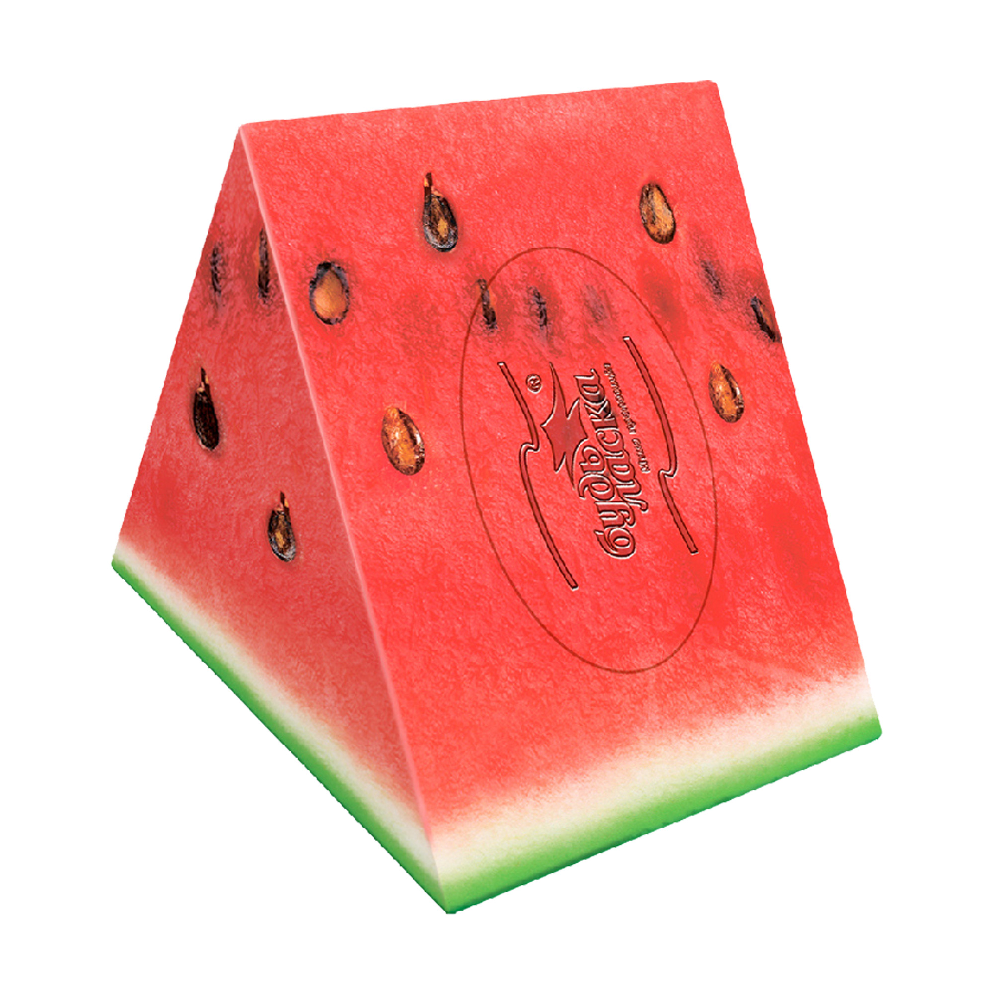 

Уцінка! Серветки паперові Будь Ласка Піраміда Кавун, 2-шарові, 80 шт