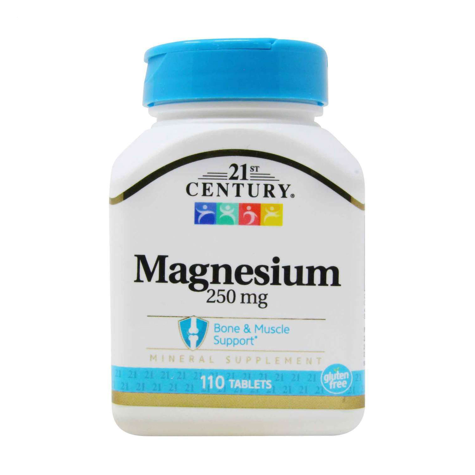 

Магній 21st Century Magnesium, 250 мг, 110 таблеток