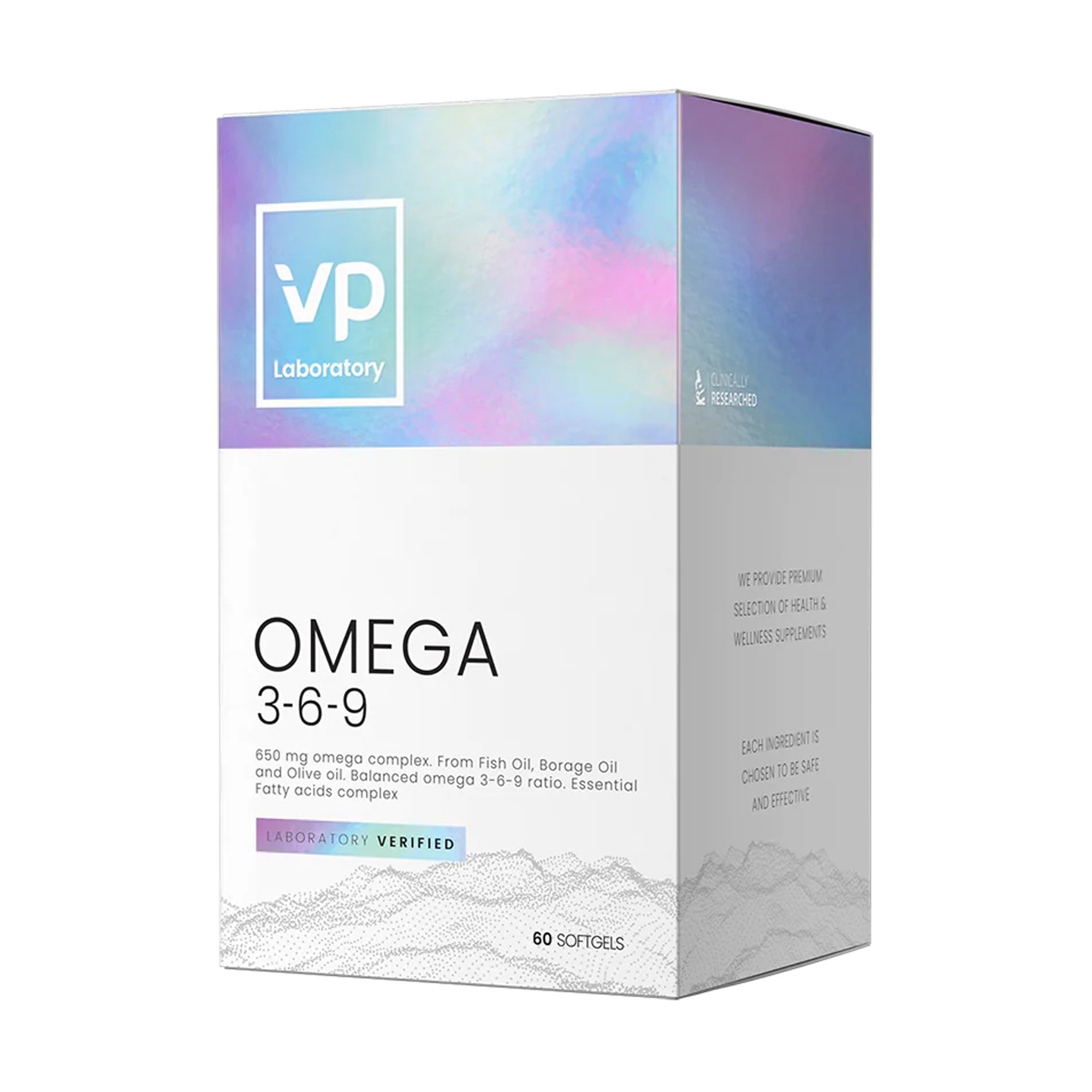 

Омега 3-6-9 VPLab Omega 3-6-9 650 мг, 60 желатинових капсул