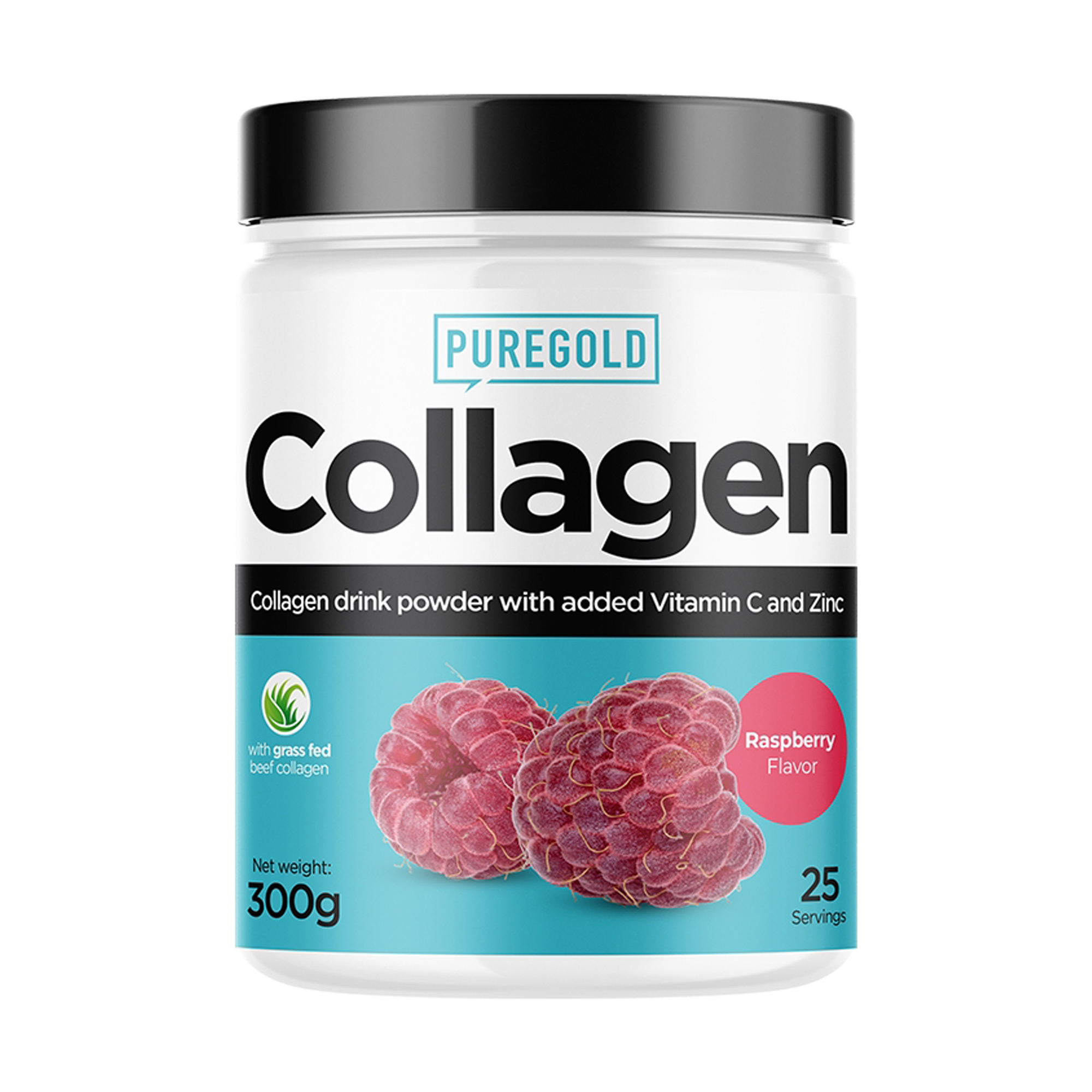 

Колаген Pure Gold Collagen Raspberry в порошку, 300 г