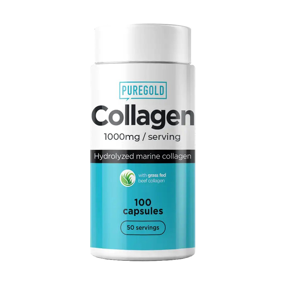 

Морський колаген Pure Gold Marine Collagen 1000 мг, 100 капсул