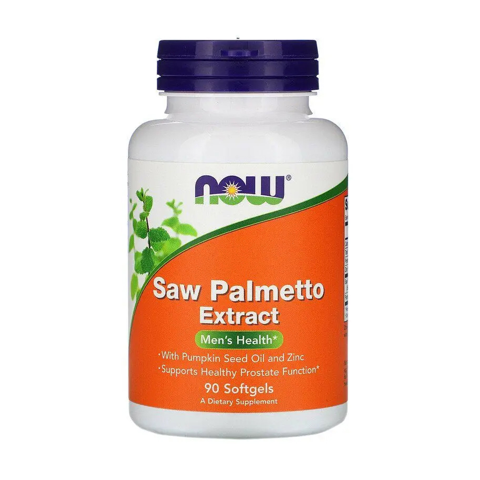 

Екстракт Со Пальметто Now Foods Saw Palmetto Extract 160 мг, 90 капсул