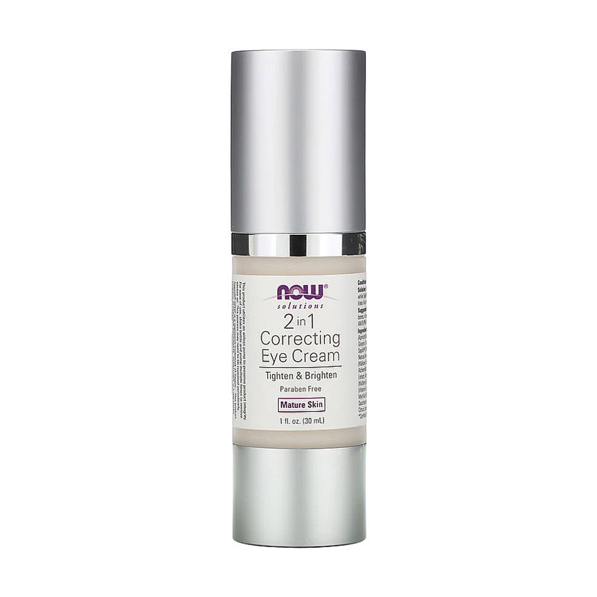 

Коригувальний крем для шкіри наколо очей Now Foods 2 In 1 Correcting Eye Cream, 30 мл