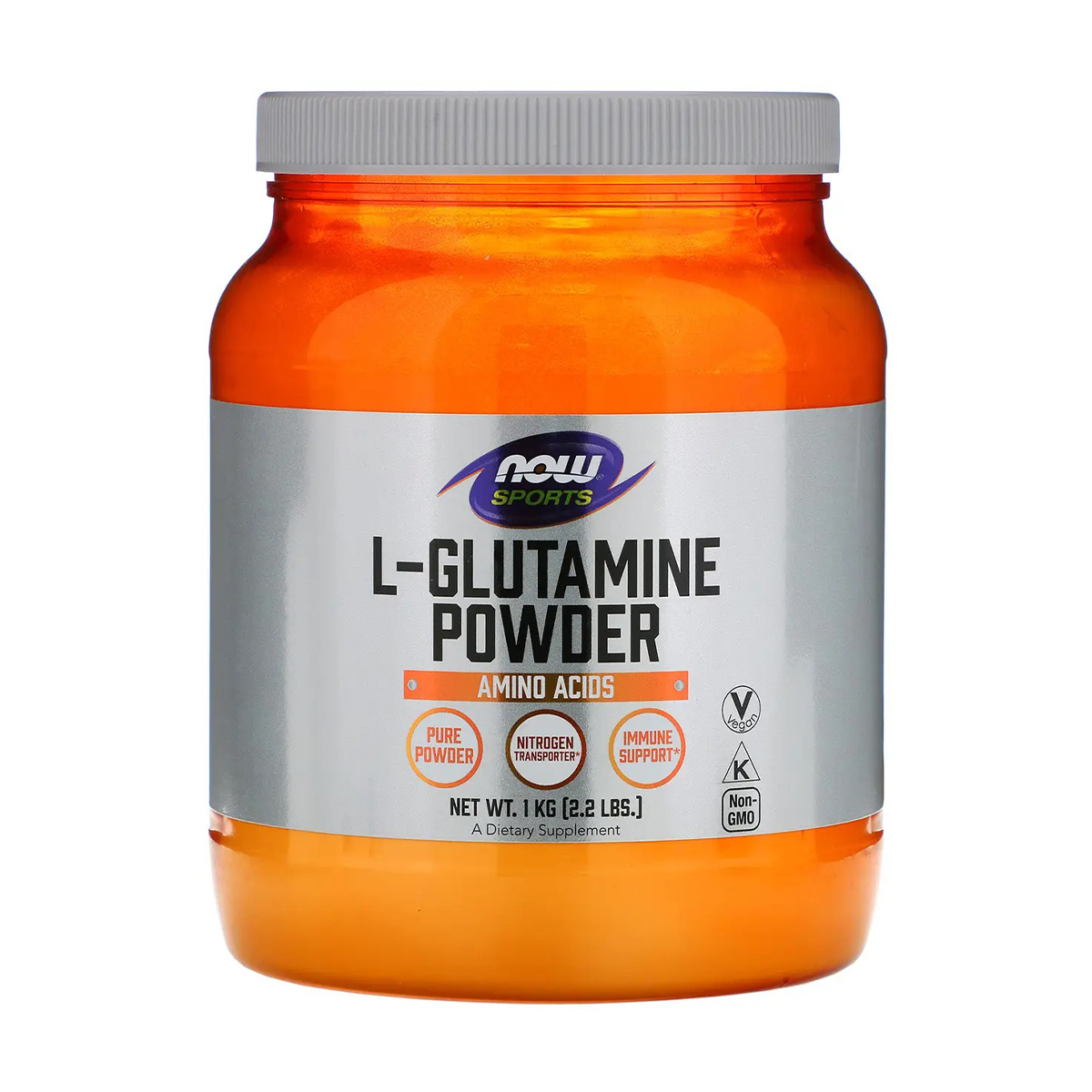 

L-Глютамін NOW foods L-Glutamine Powder в порошку, 1 кг