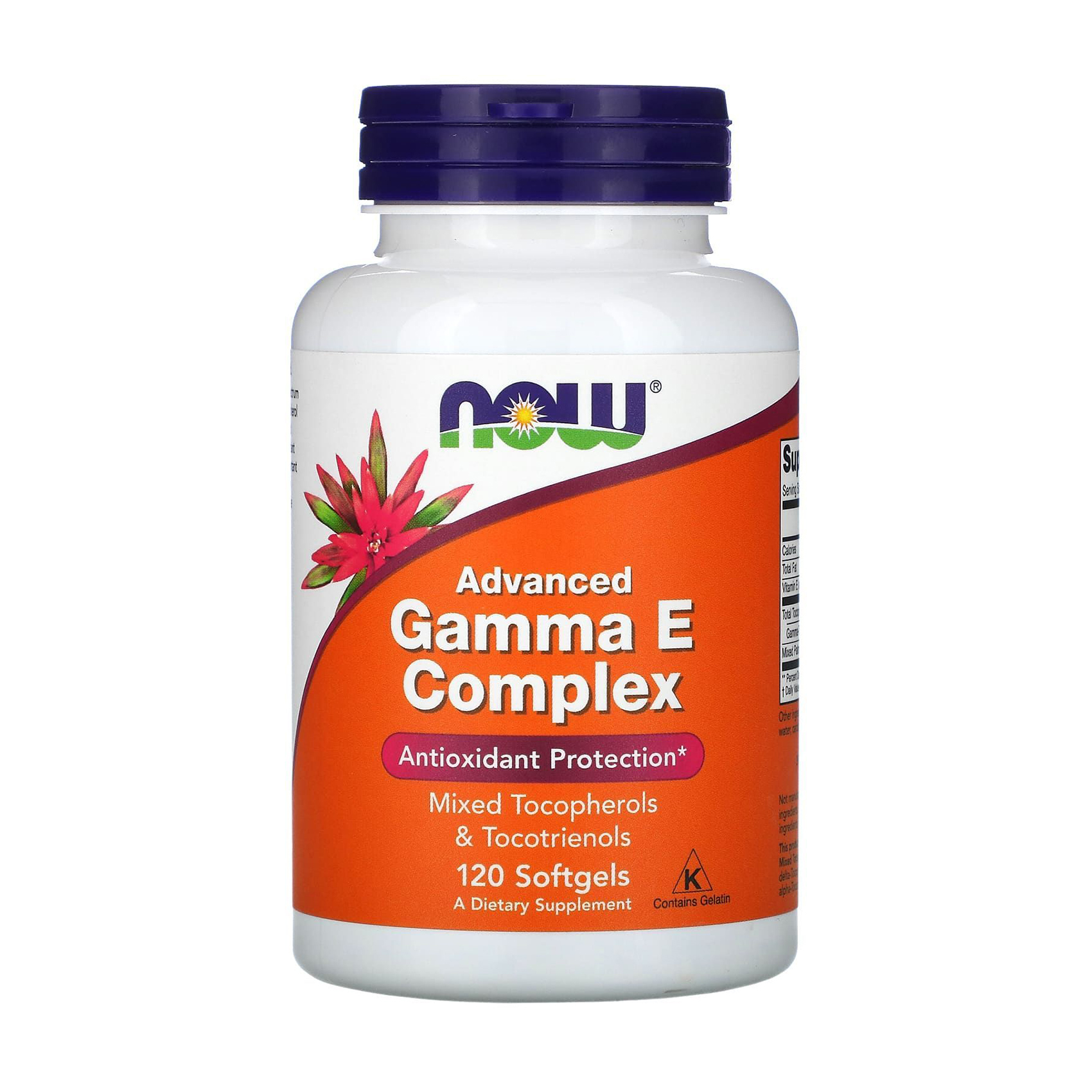 

Комплекс вітаміну Е NOW foods Gamma E Complex, 120 капсул