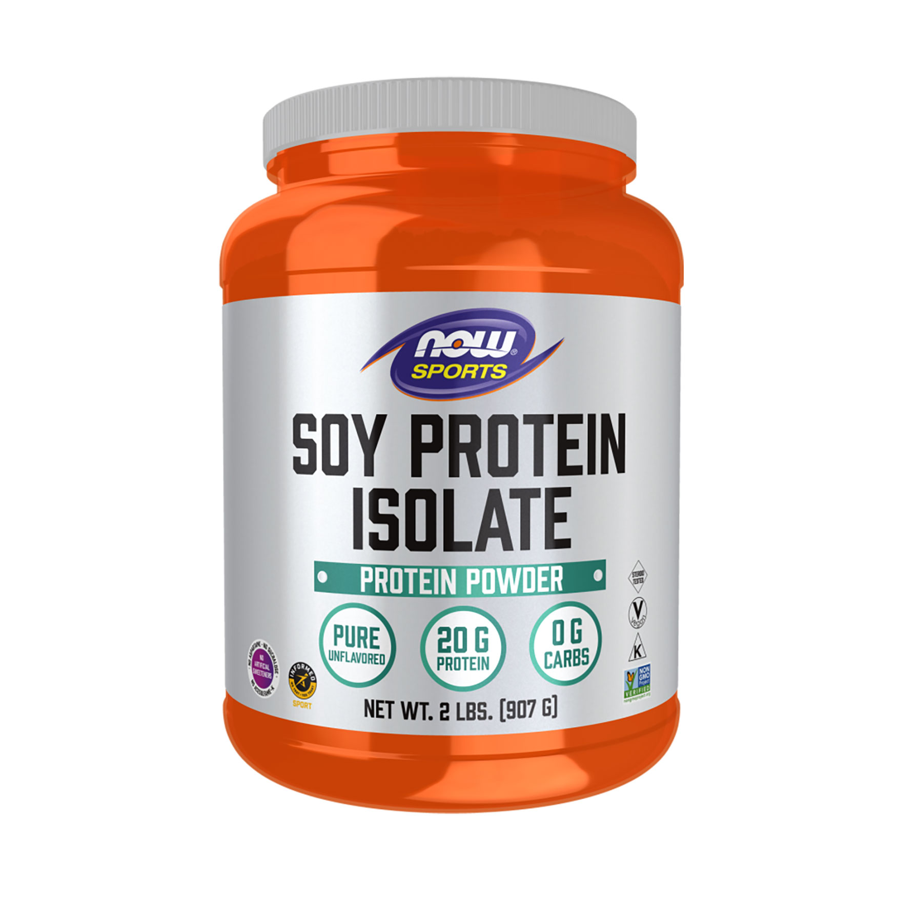 

Ізолят соєвого протеїну Now Foods Soy Protein Isolate в порошку, з натуральним смаком, 907 г