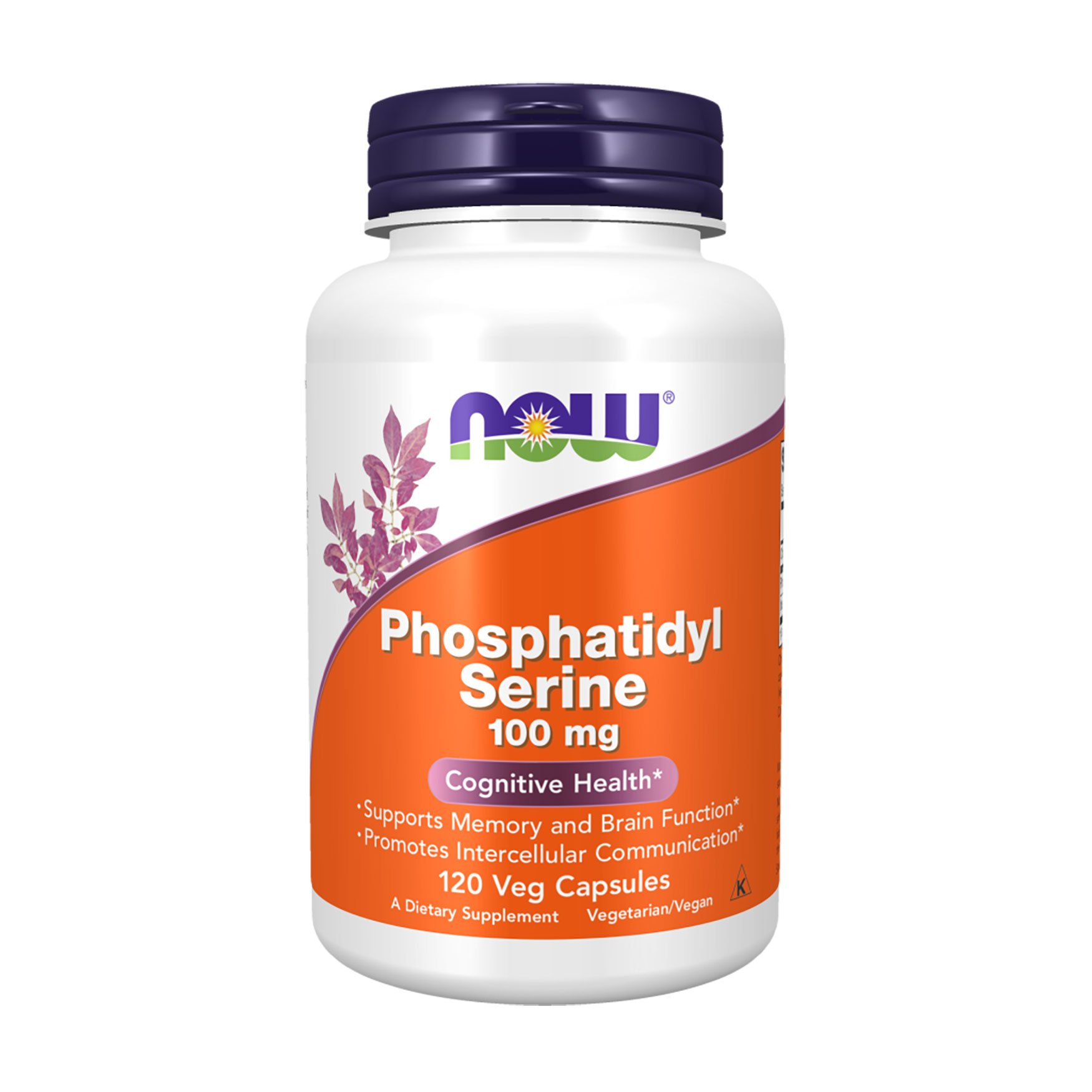 

Фосфатидилсерин Now Foods Phosphatidyl Serine 100 мг, 120 капсул