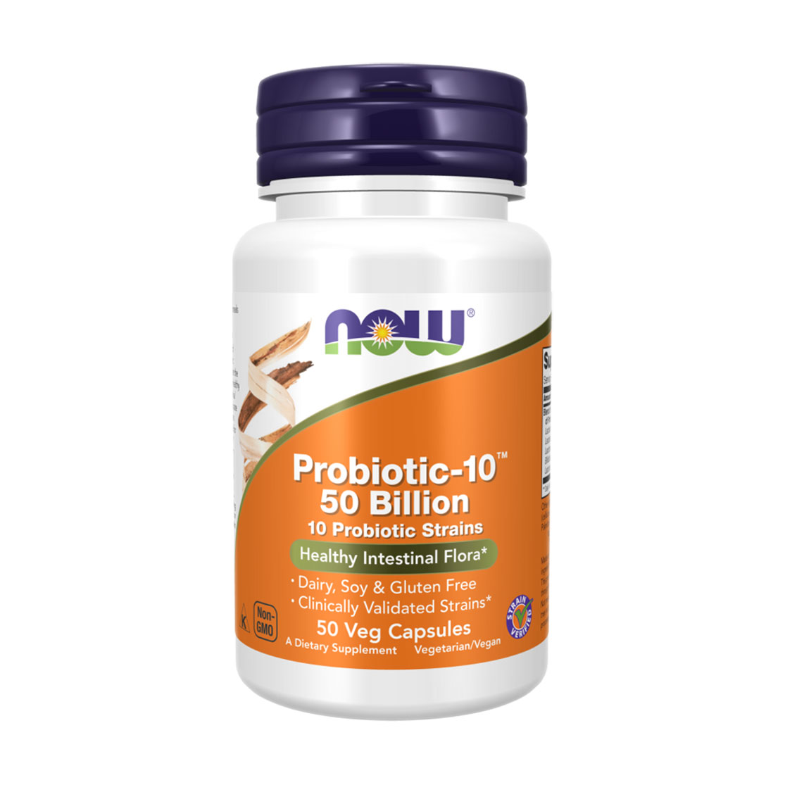 

Пробіотик-10, 50 мільярдів NOW foods Probiotic-10 50 Billion, 50 капсул