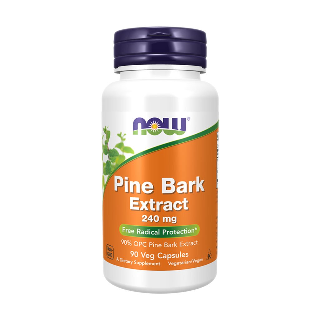 

Екстракт соснової кори NOW foods Pine Bark Extract 240 мг, 90 капсул