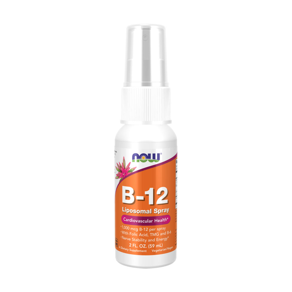 

Ліпосомний спрей із вітаміном B-12 NOW foods Vitamin B-12 Liposomal Spray 1000 мкг, 59 мл