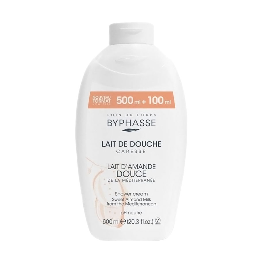 

Уцінка! Крем-гель для душу Byphasse Caresse Shower Cream Мигдальне молочко, 600 мл