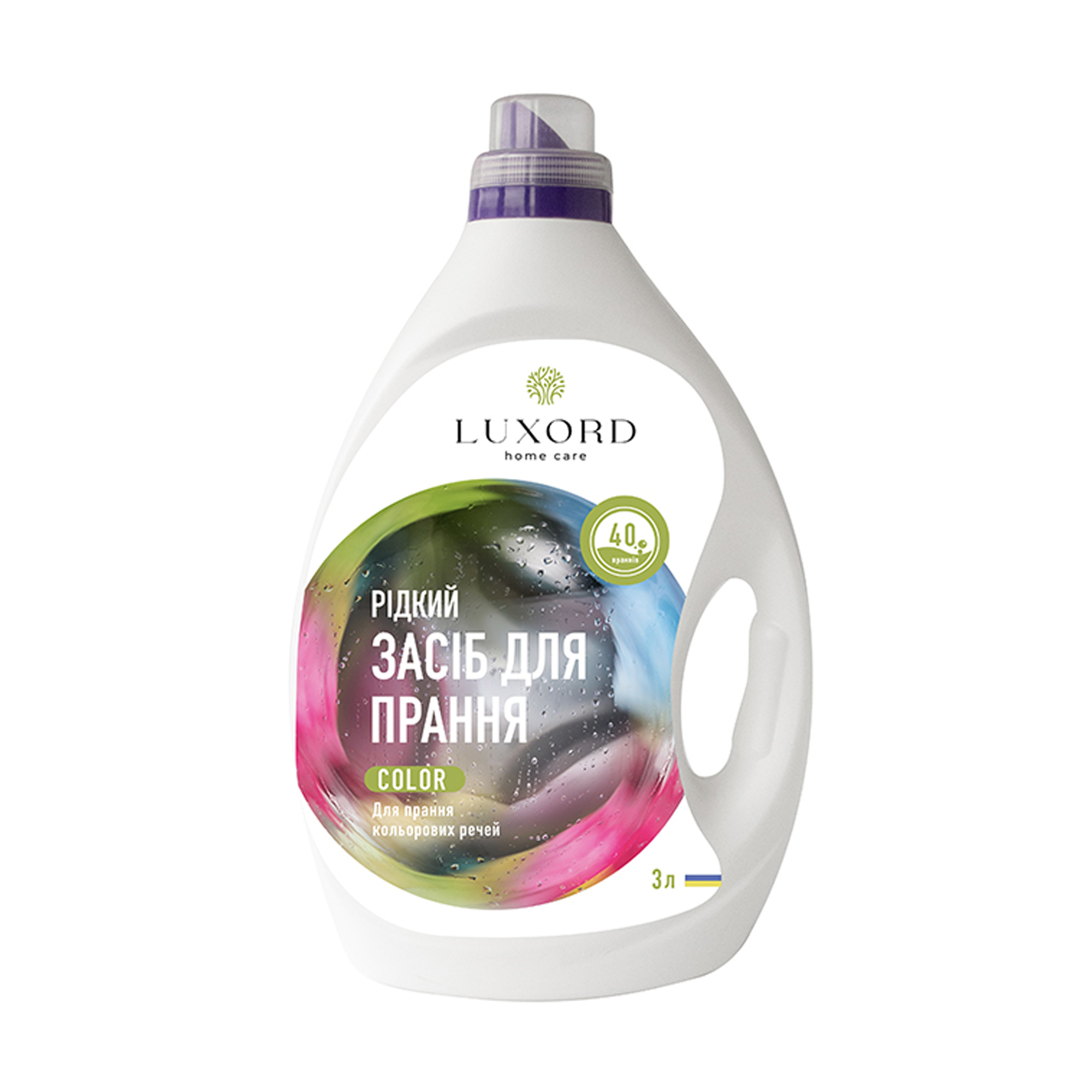 

Уцінка! Гель для прання Luxord Home Care Color для кольорових речей, 3 л