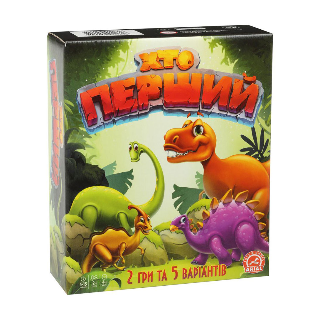 

Настільна гра Arial Хто перший, українською мовою, від 4 років