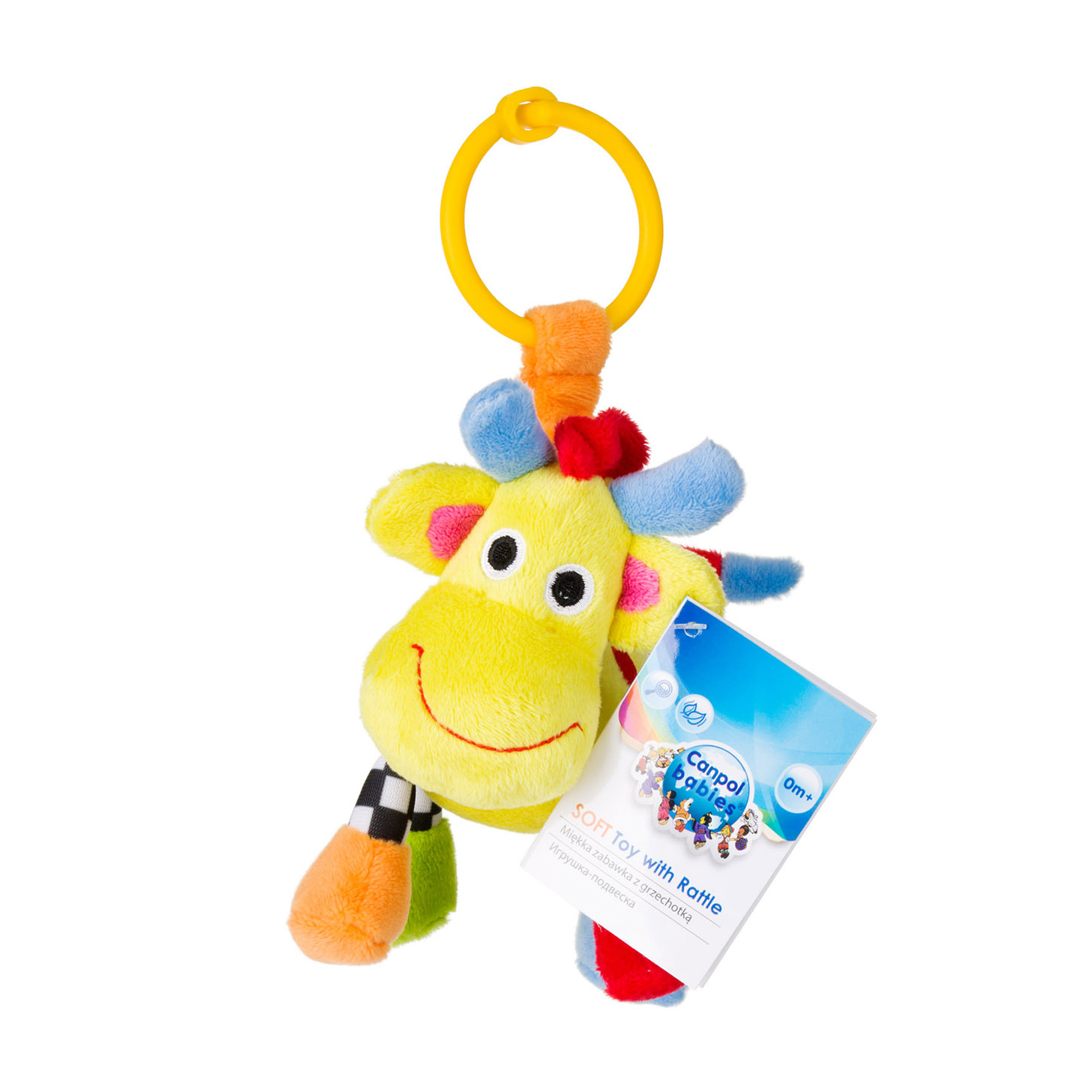 

Iграшка-брязкальце Canpol Babies Веселі звірята Жираф, жовта, від народження (2/284)