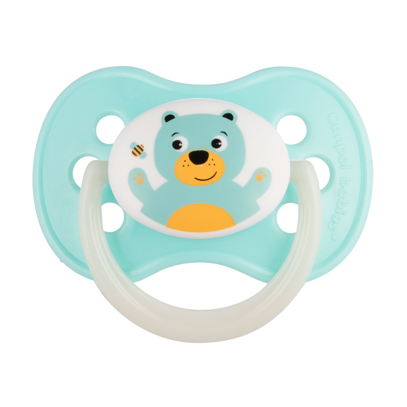 

Пустушка силіконова Canpol Babies Cute Animals кругла, бірюзова, від 0 до 6 місяців (22/595)