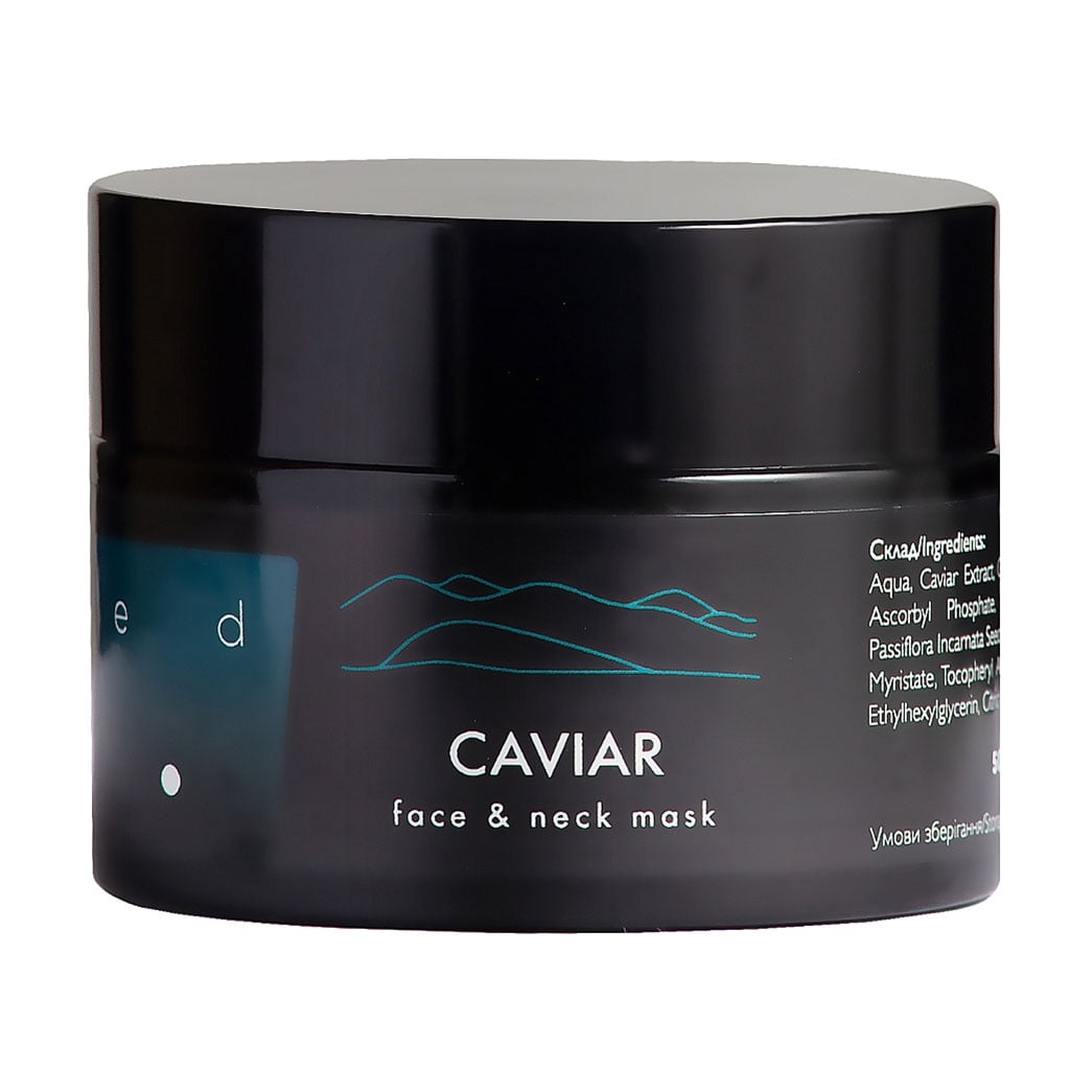 

Уцінка! Маска для обличчя та шиї Ed Cosmetics Caviar Face & Neck Mask з екстрактом ікри, 50 мл