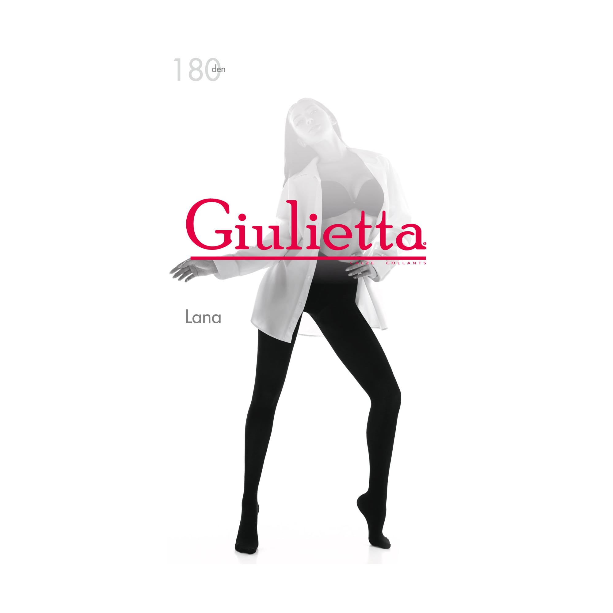

Колготки жіночі Giulietta Calze Collants Lana 180 DEN Nero розмір 2