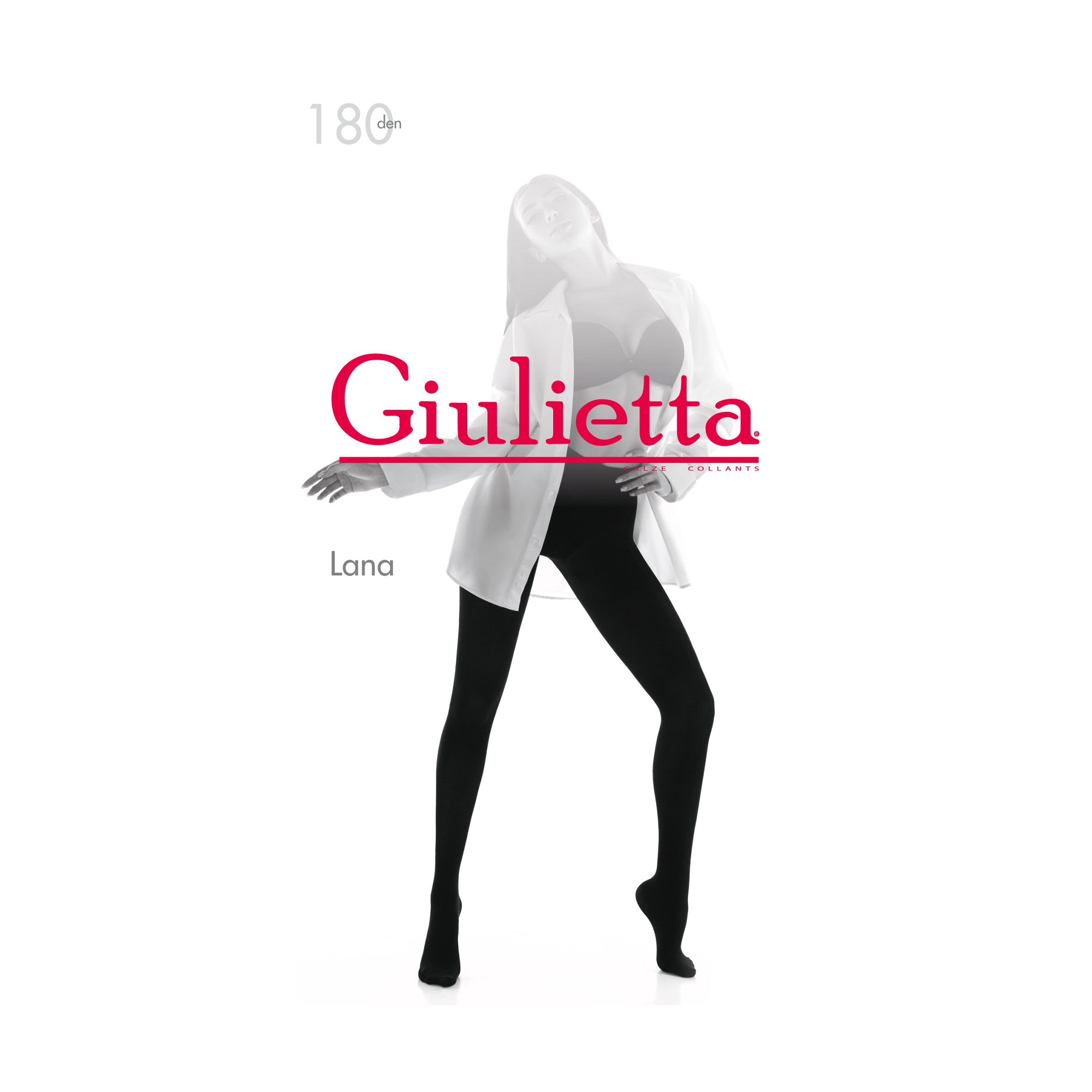 

Колготки жіночі Giulietta Calze Collants Lana 180 DEN Nero розмір 3