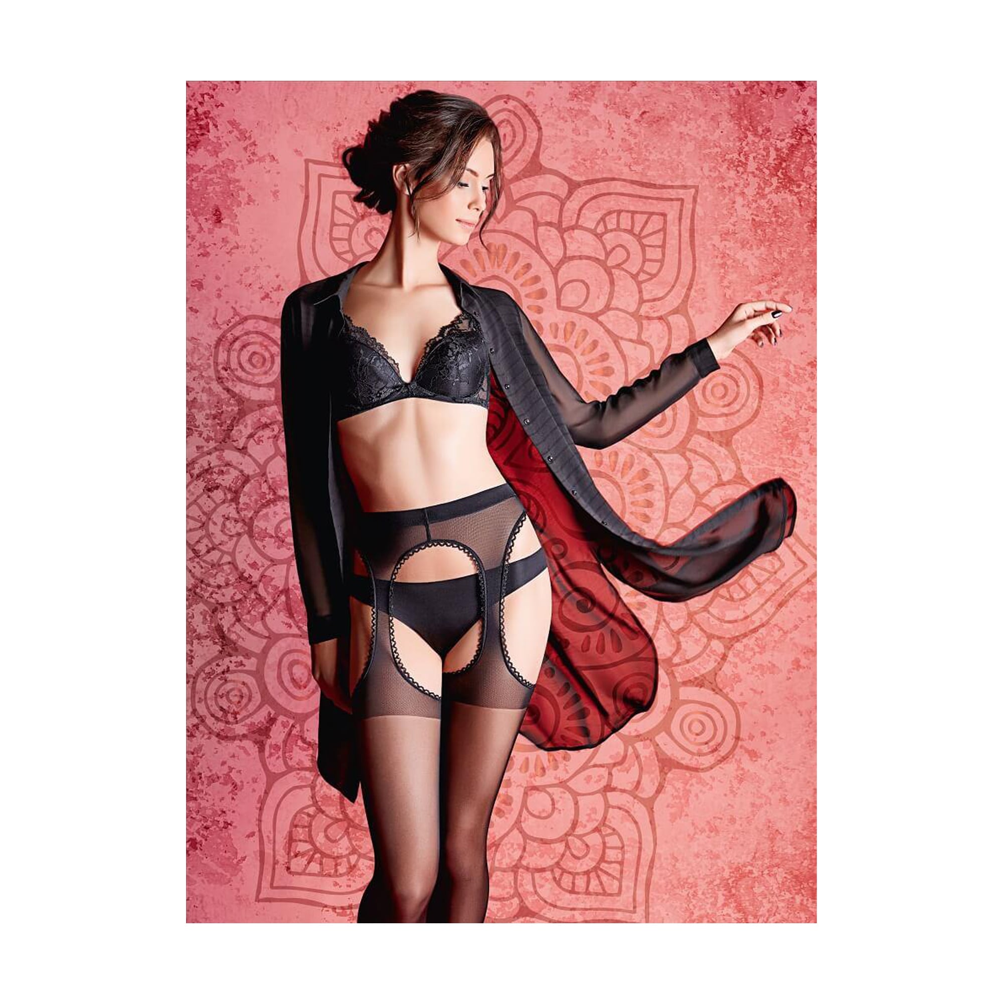 

Уцінка! Колготки жіночі Giulia Love 20 DEN, Nero, розмір 5