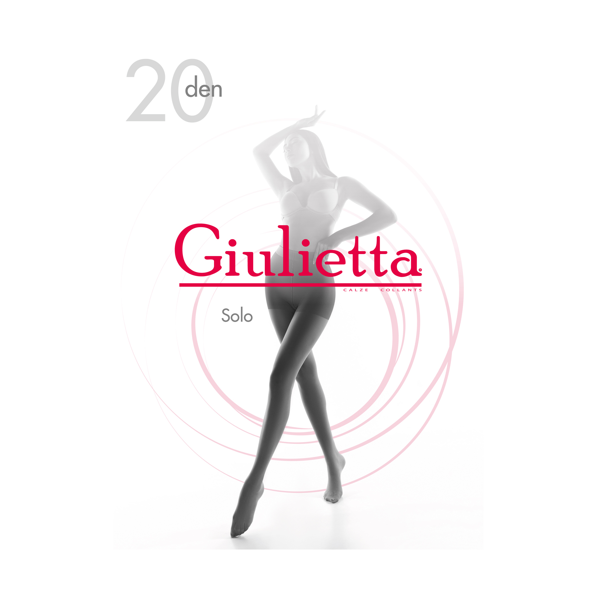 

Колготки жіночі Giulietta Calze Collants Solo з шортиками, 20 DEN, Nero, розмір 4