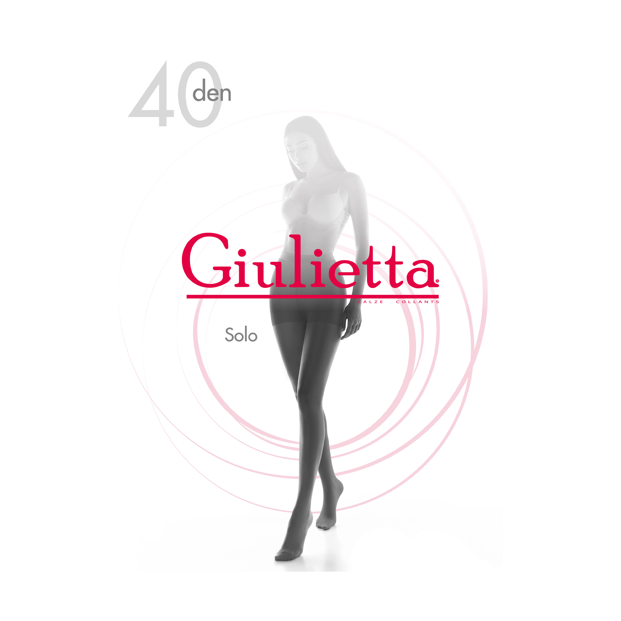 Колготки жіночі Giulietta Calze Collants Solo з шортиками, 40 DEN, Nero, розмір 2