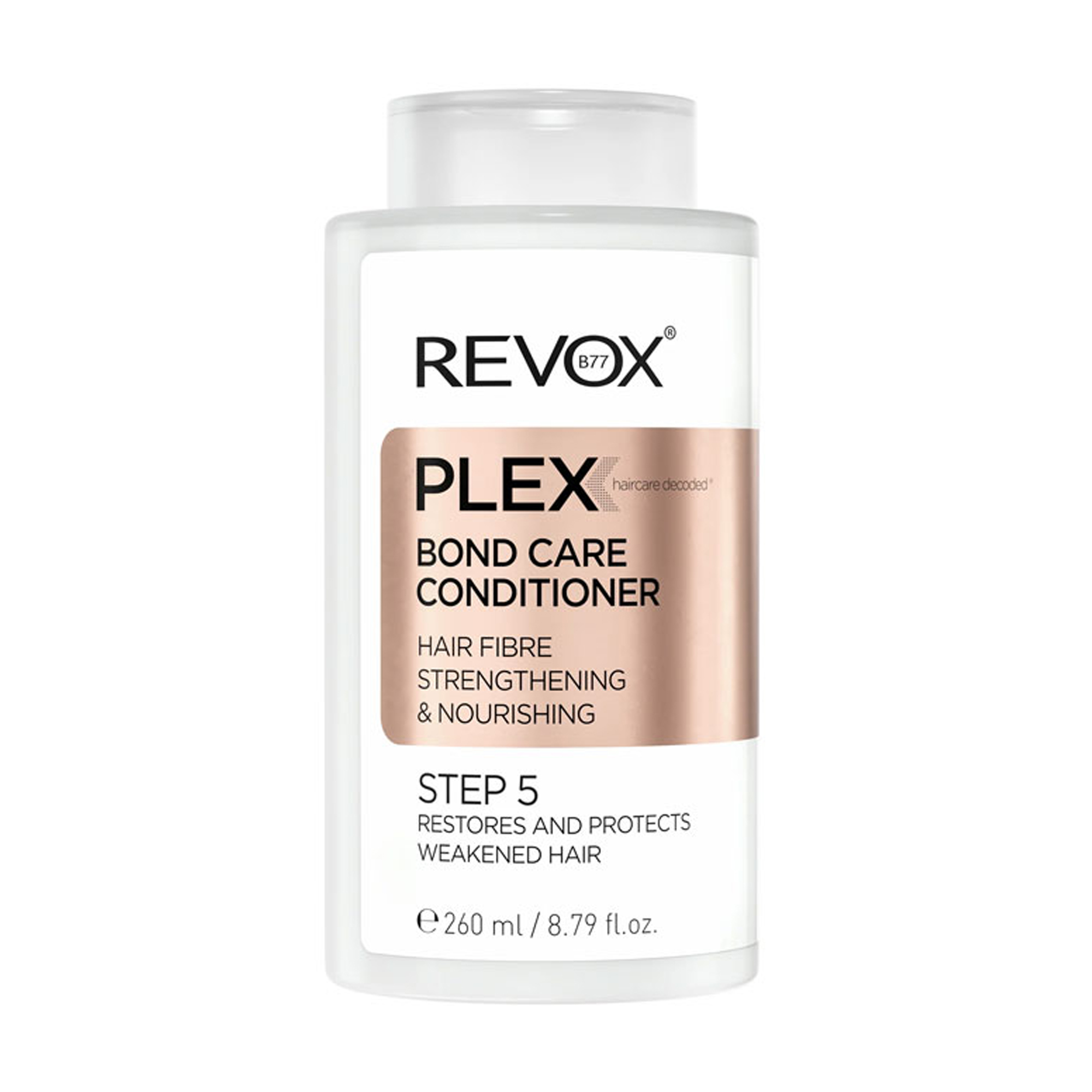 

Кондиціонер Revox B77 Plex Bond Care Conditioner Step 5 Живлення та зміцнення, для ослабленого волосся, 260 мл