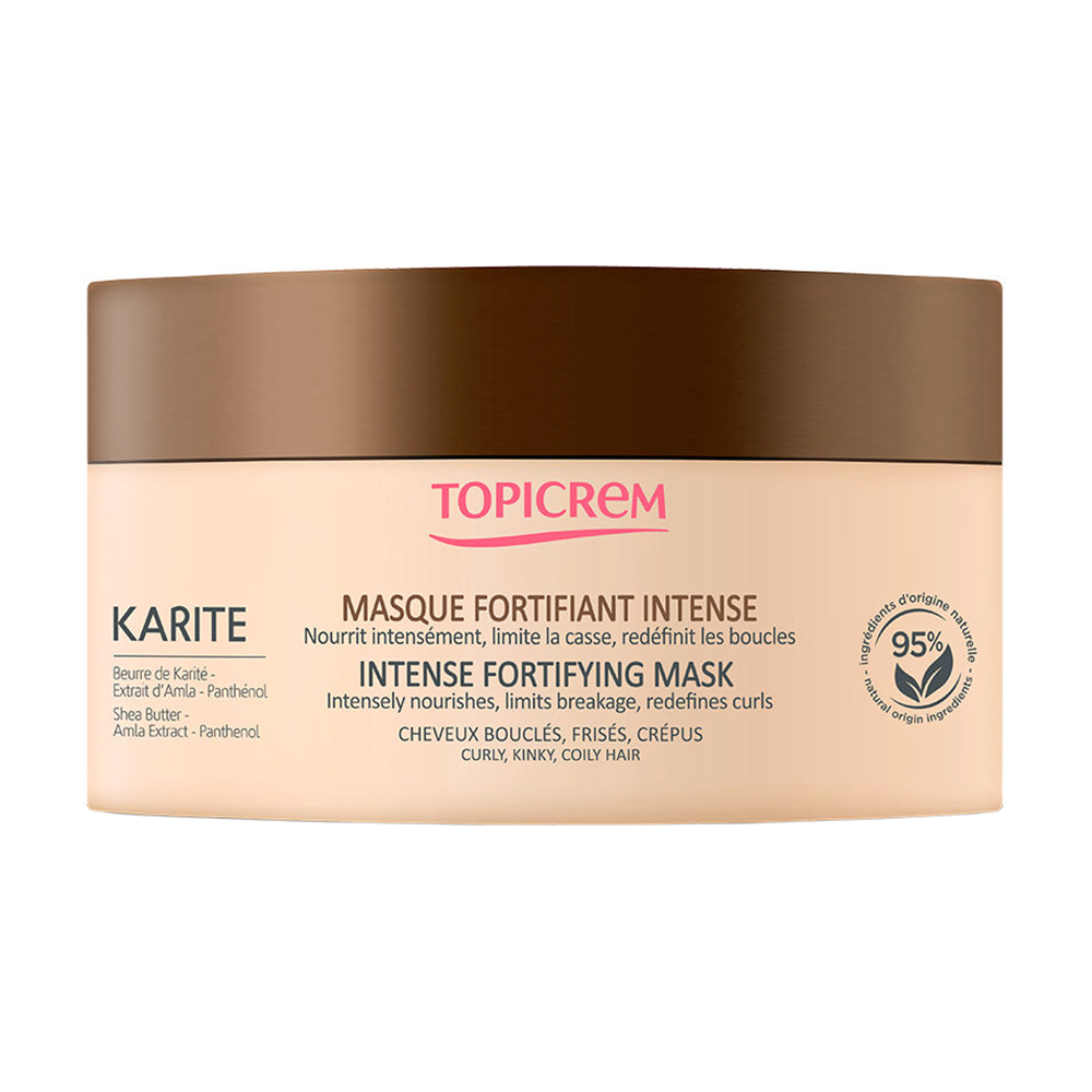 

Уцінка! Інтенсивна зміцнювальна маска Topicrem Karite Intense Fortifying Mask для кучерявого волосся, 250 мл