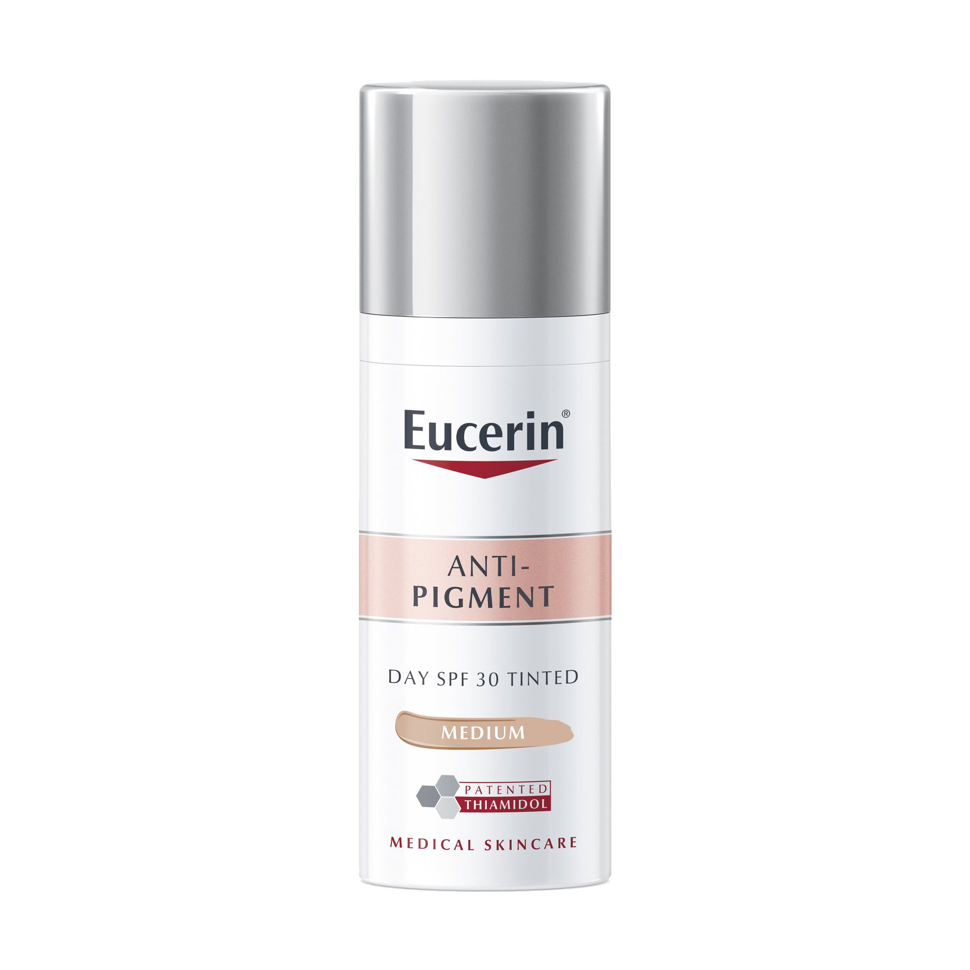 

Уцінка! Тональний крем для обличчя Eucerin Anti-Pigment Tinted Day Care, SPF 30, Medium, 50 мл
