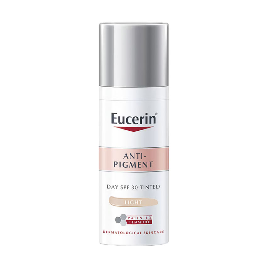 

Уцінка! Тональний крем для обличчя Eucerin Anti-Pigment Tinted Day Care, SPF 30, Light, 50 мл