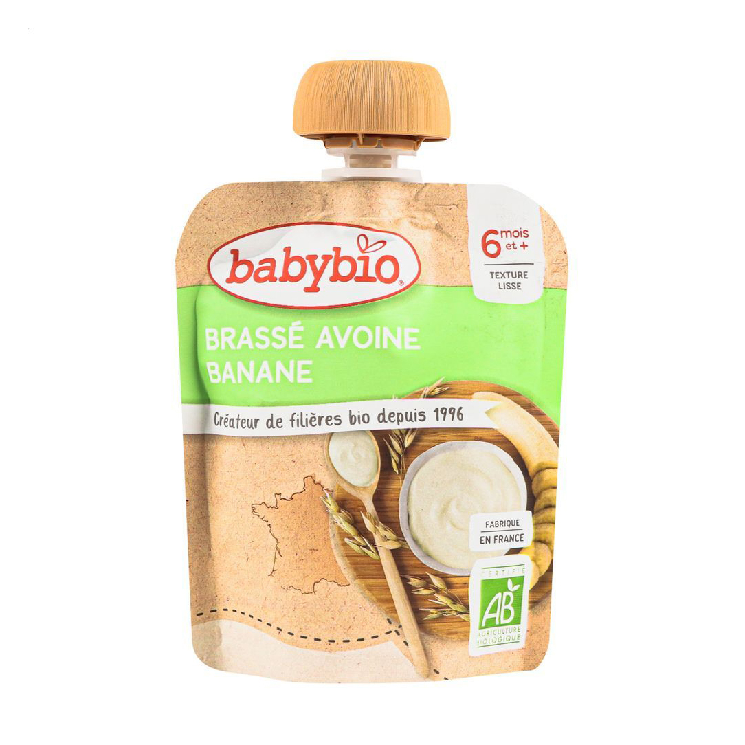 

Уцінка! Дитячий десерт Babybio з вівсяного молока, з бананом, від 6 місяців, 85 г