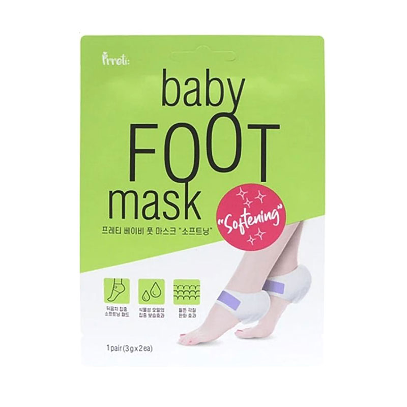 

Пом'якшувальна маска для ніг Prreti Baby Foot Mask Softening, 2*3 г