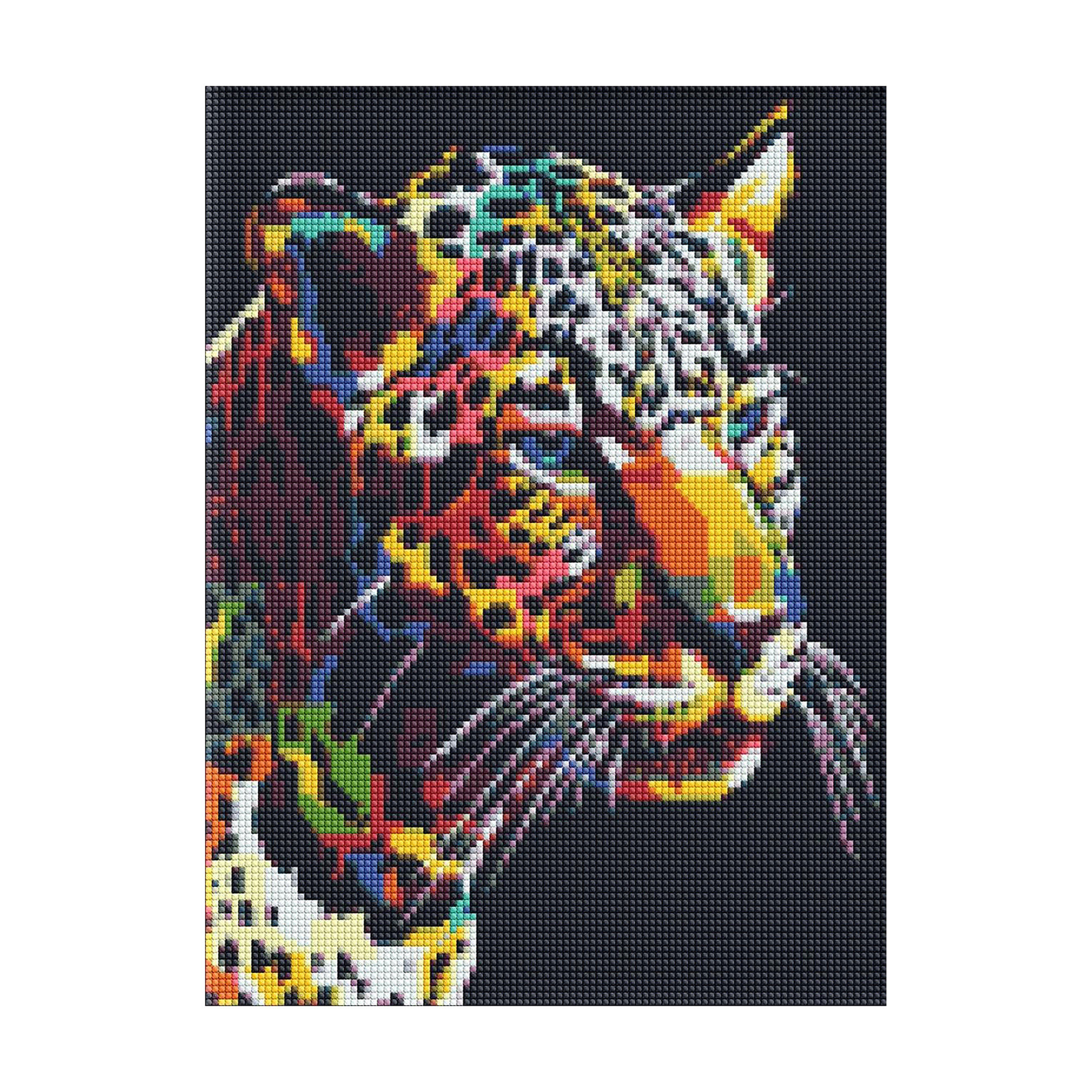 

Алмазна мозаїка Ideyka Ягуар поп-арт, 30*40 см (AMO7214)