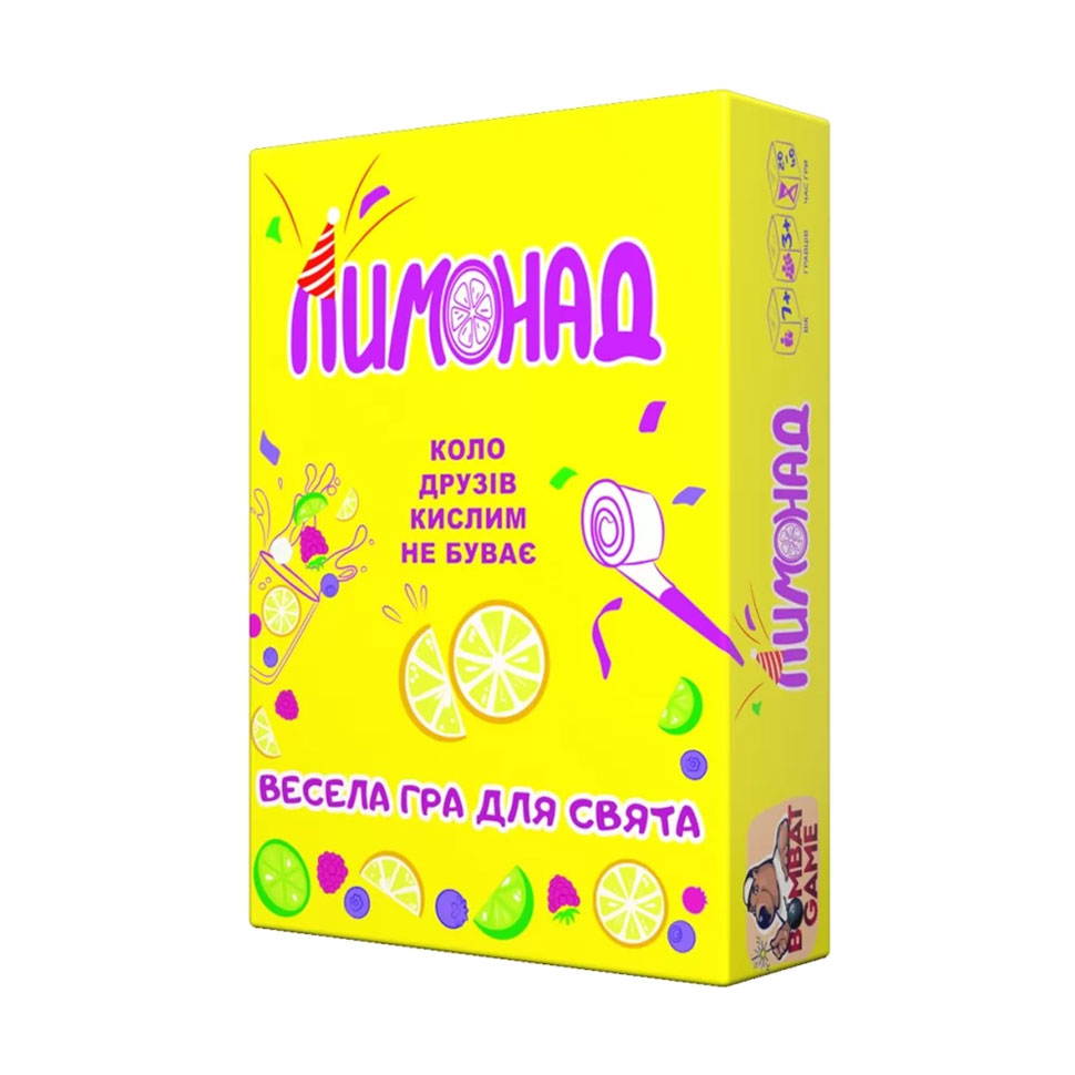 

Настільна гра Bombat Game Лимонад, від 7 років (4820172800392)