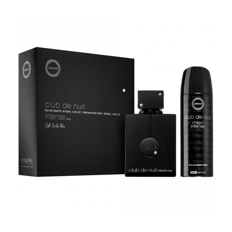 

Парфумований набір чоловічий Armaf Club De Nuit Intense Man Set (туалетна вода, 105 мл + дезодорант-спрей, 200 мл)