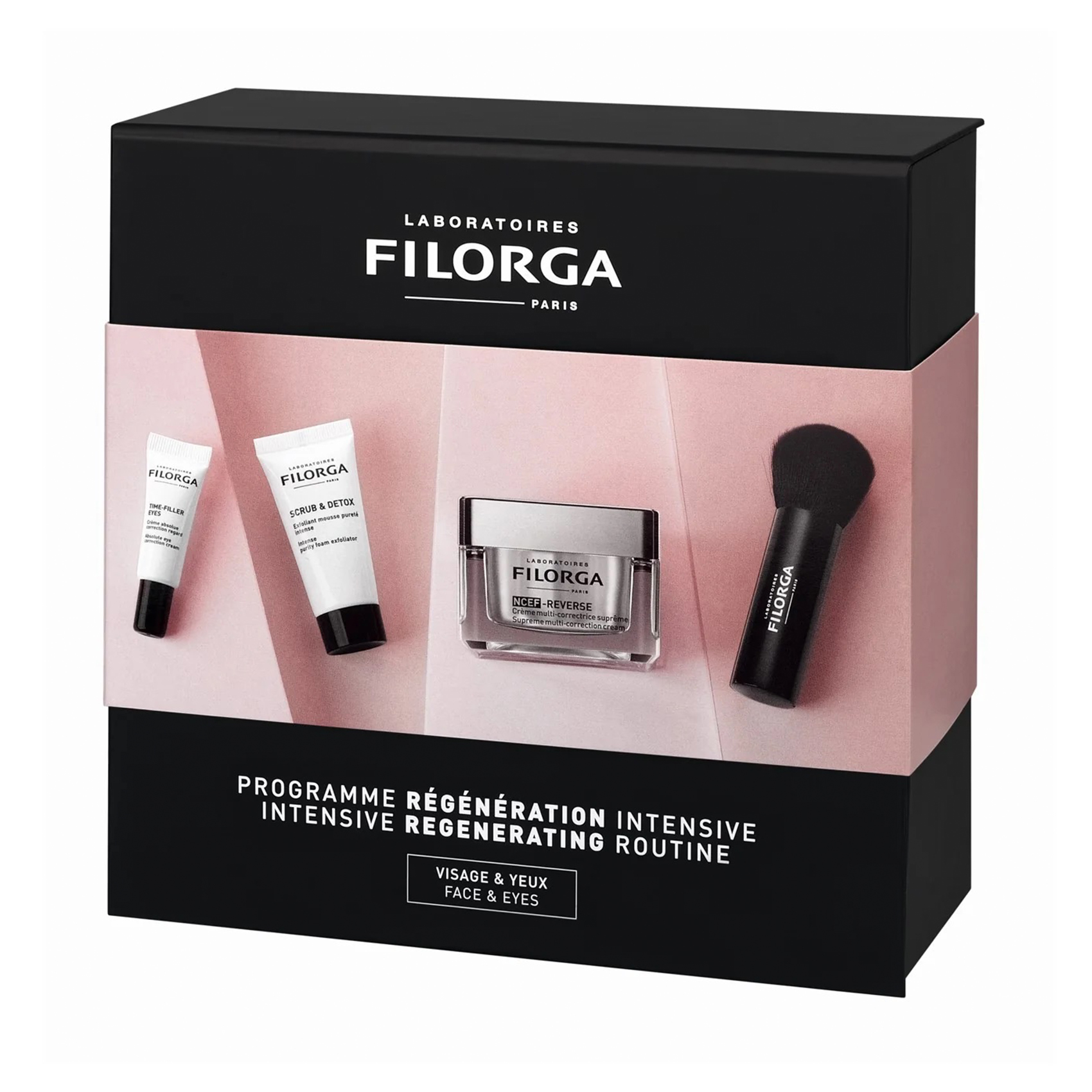 

Набір для обличчя Filorga Intensive Regenerating Routine (крем, 50 мл + крем для шкіри навколо очей, 4 мл + скраб, 15 мл + пензель)