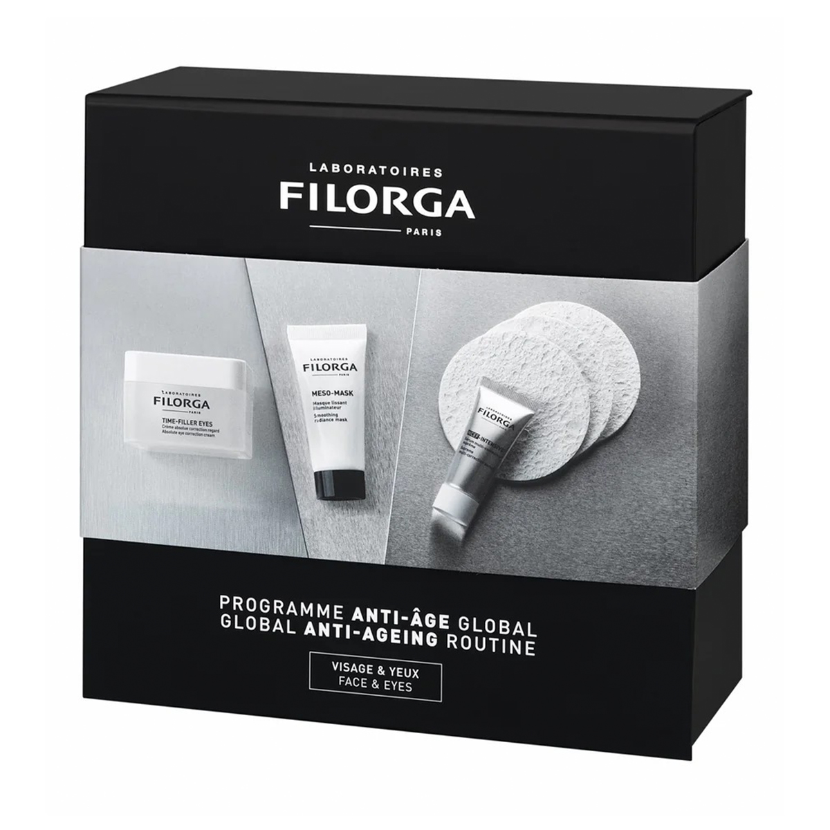 

Набір для обличчя Filorga Global Anti-Ageing Routine (крем для шкіри навколо очей, 15 мл + сироватка, 7 мл + маска, 15 мл + спонж)