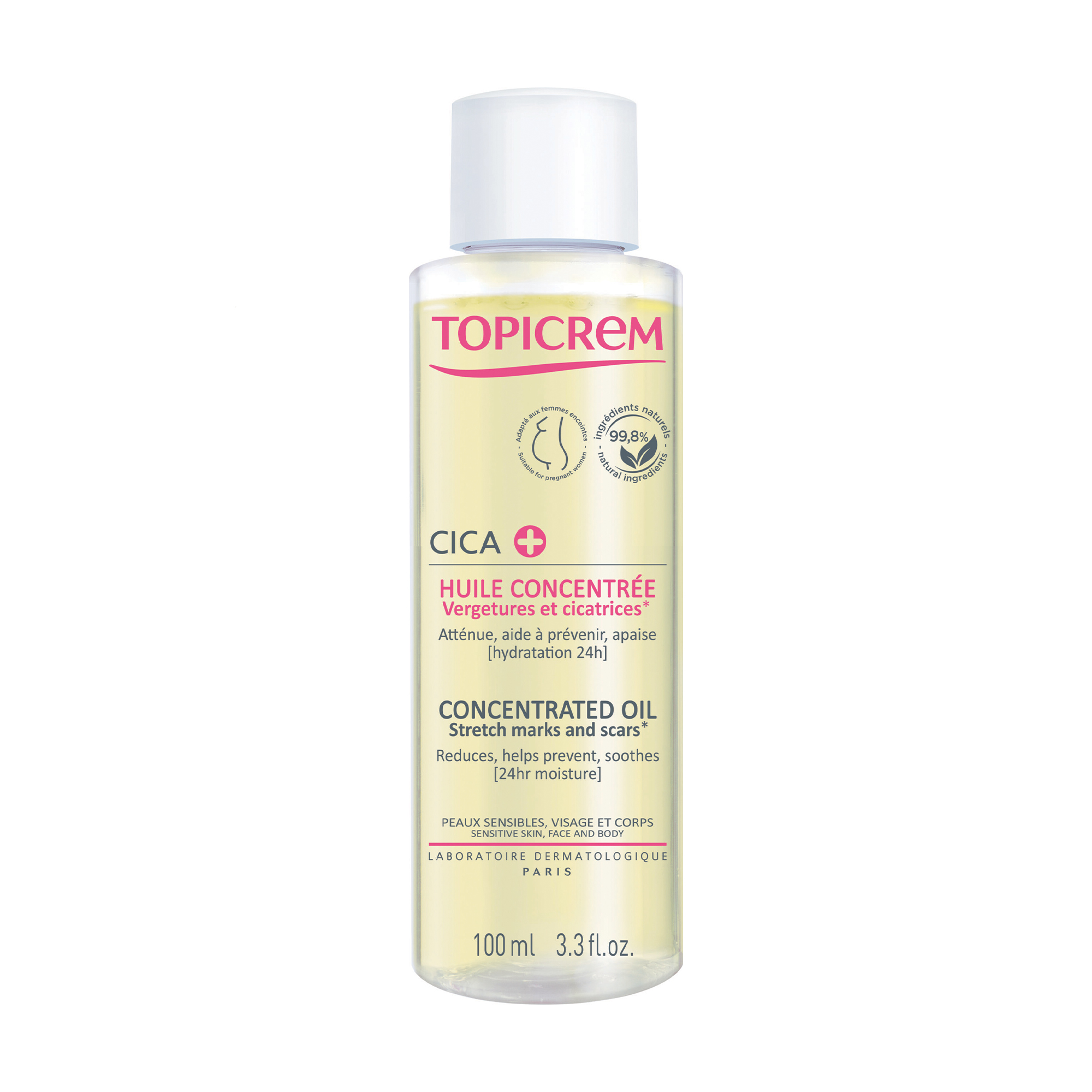 

Уцінка! Концентрована олія для тіла Topicrem CICA Concentrated Oil від розтяжок та шрамів, 100 мл