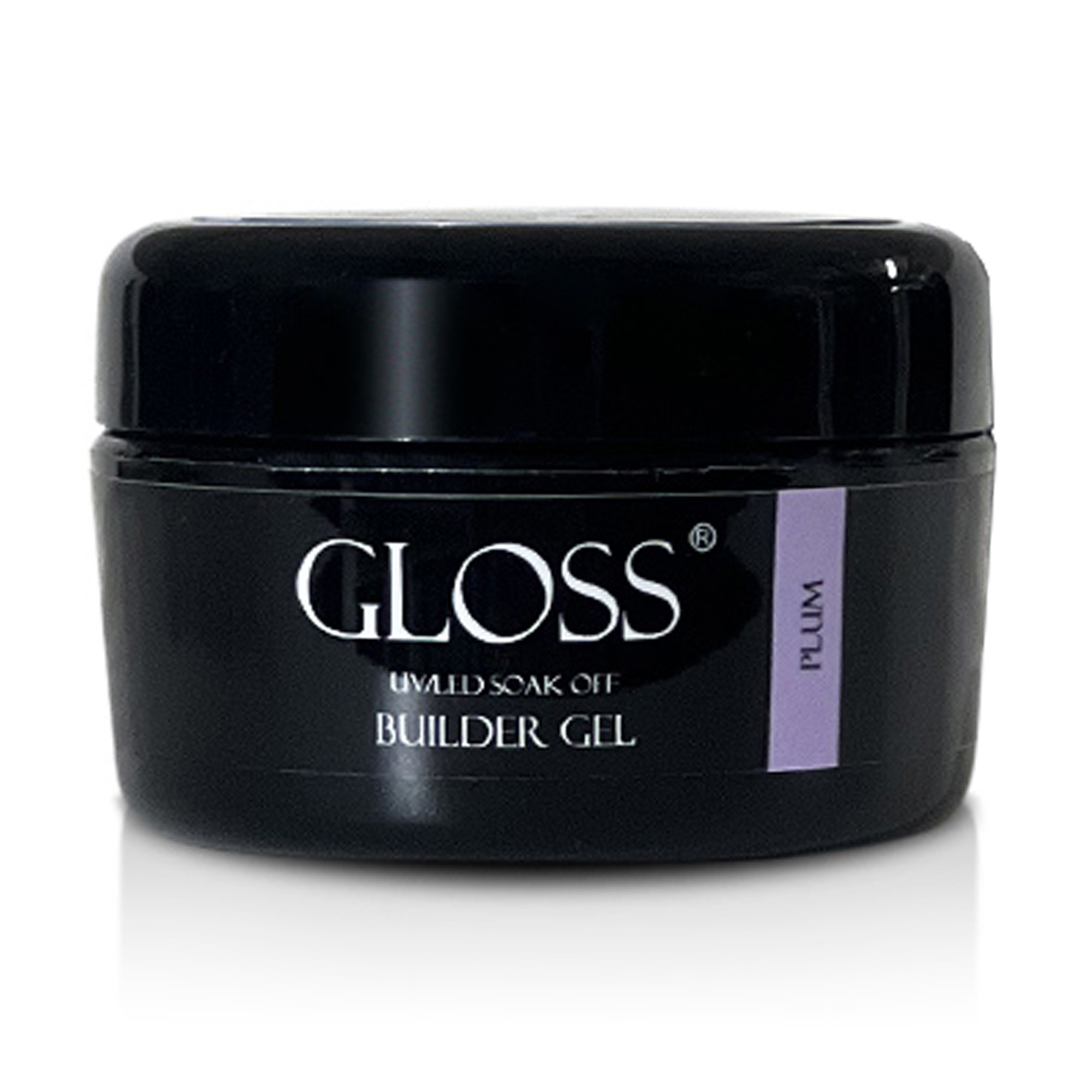 

Однофазний гель для нігтів Gloss Builder Gel UV/LED Soak Off, Plum, 30 мл