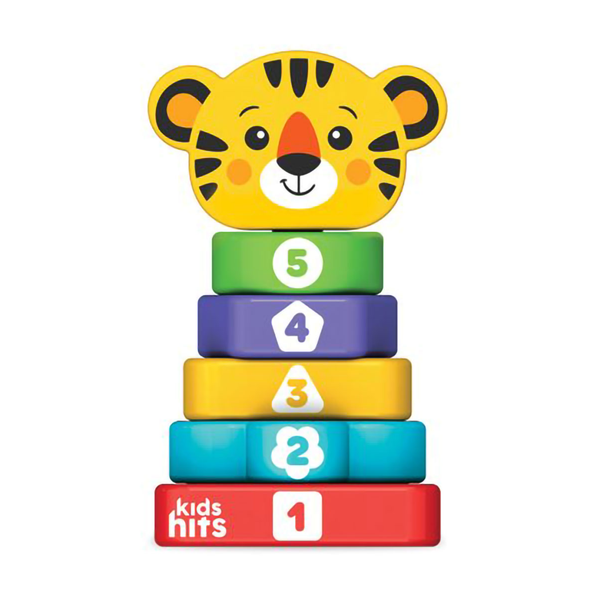 

Дерев'яна іграшка Kids Hits Stack and Play Tiger, від 1 року, 11.5*23.1*11.5 см (KH20/014)