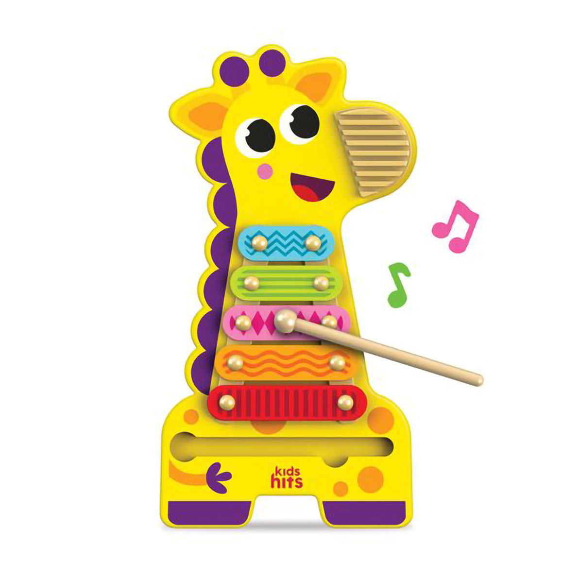 

Дерев'яна іграшка Kids Hits Wooden Giraffe Xylophone, від 1.5 року, 16.1*35*3.4 см (KH20/020)