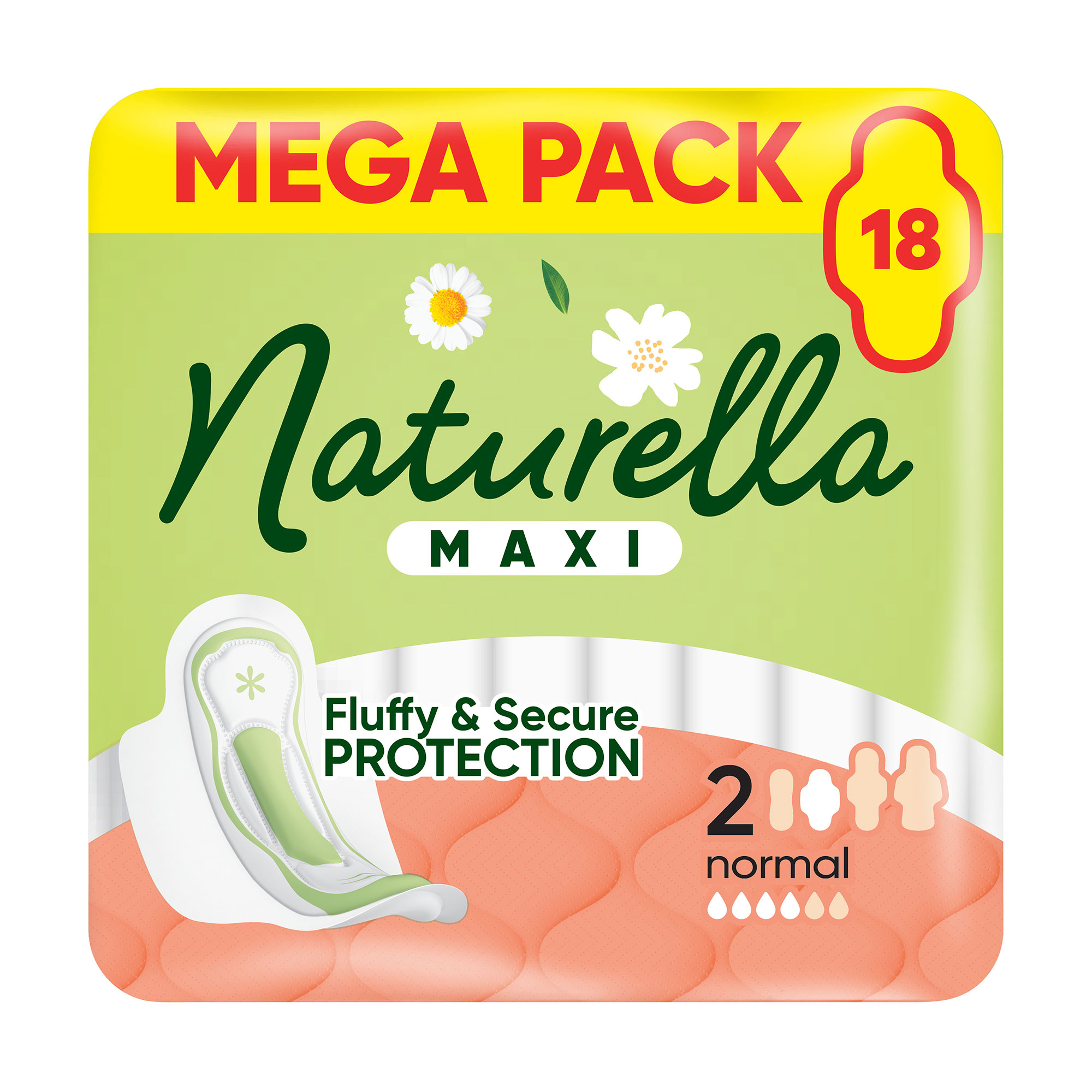 

Гігієнічні прокладки NATURELLA Classic Normal розмір 2, 18 шт