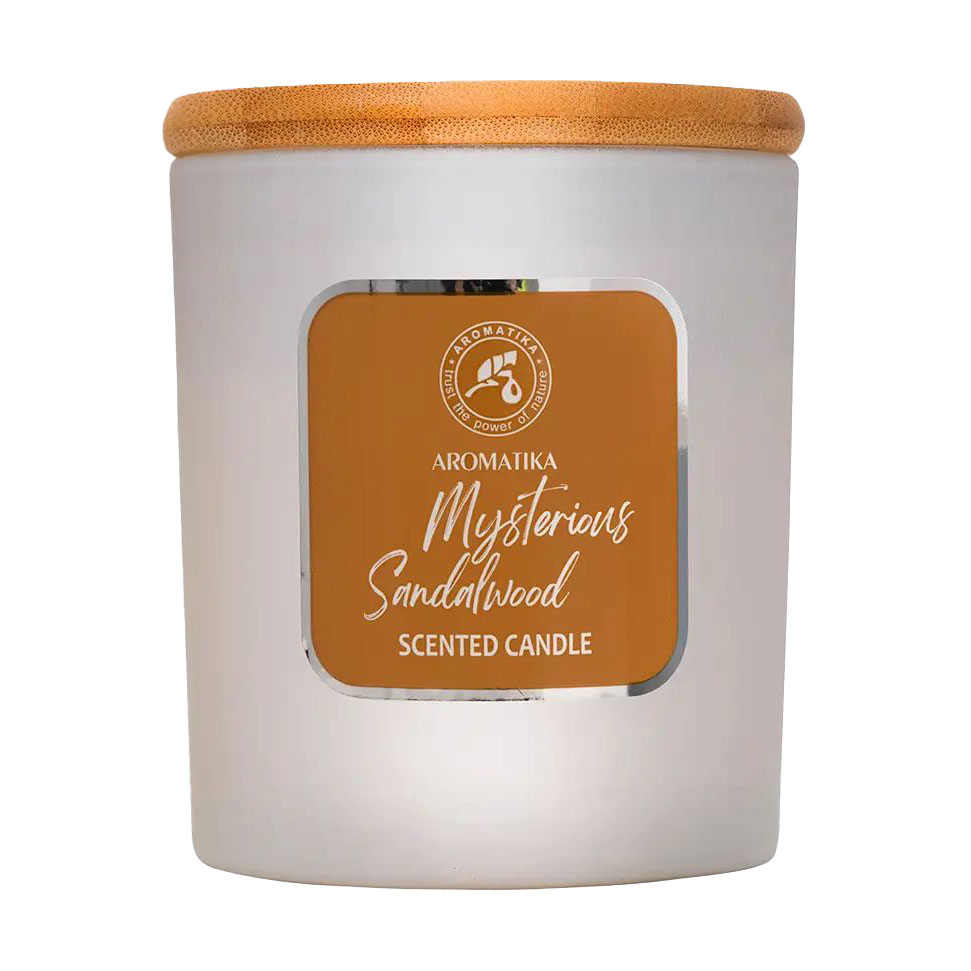 Ароматична свічка Ароматика Mysterious Sandalwood Містичний сандал, 200 г